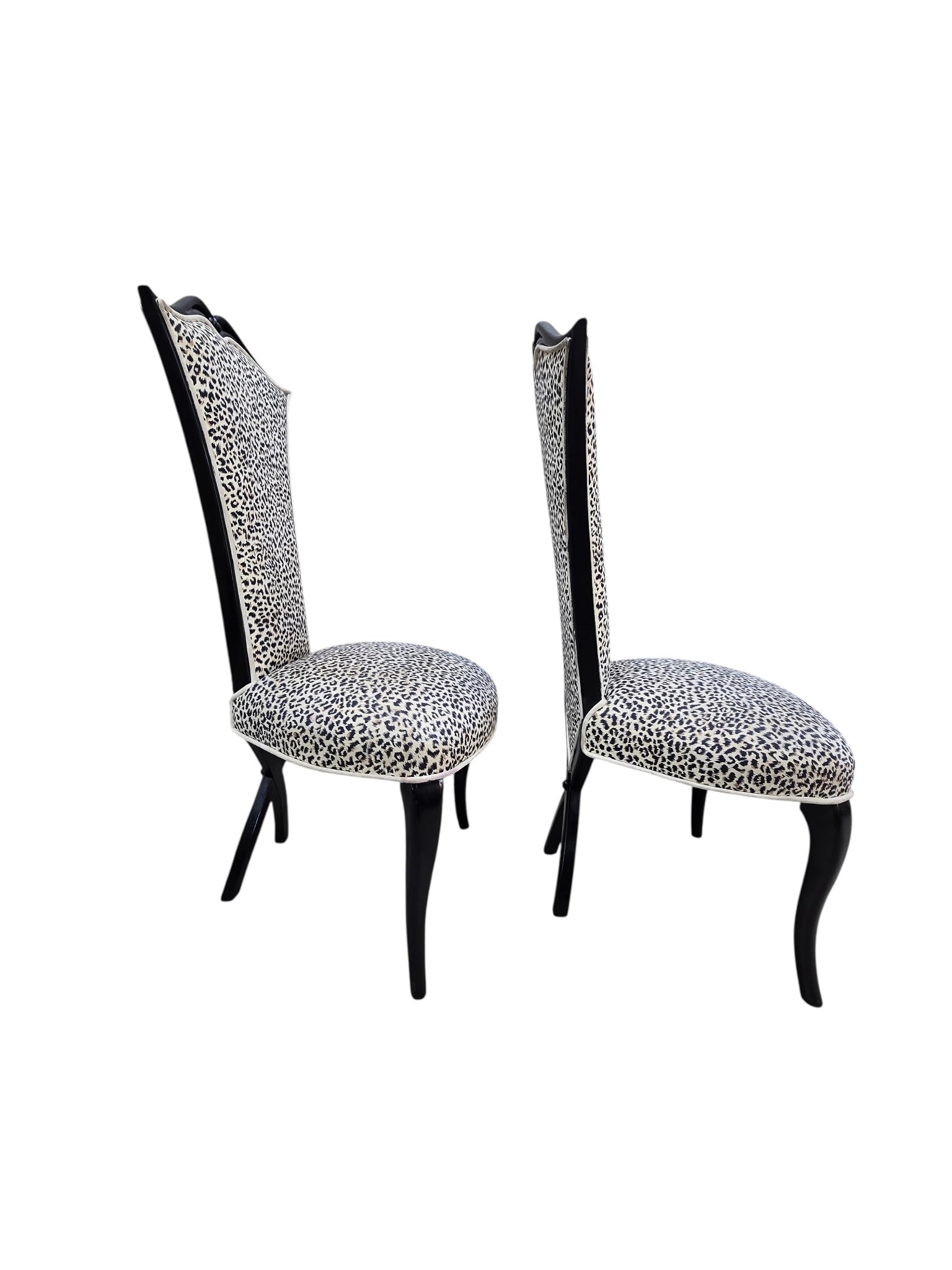 French Art Deco Style Dining Chairs Inspired by Christopher Guy - 6