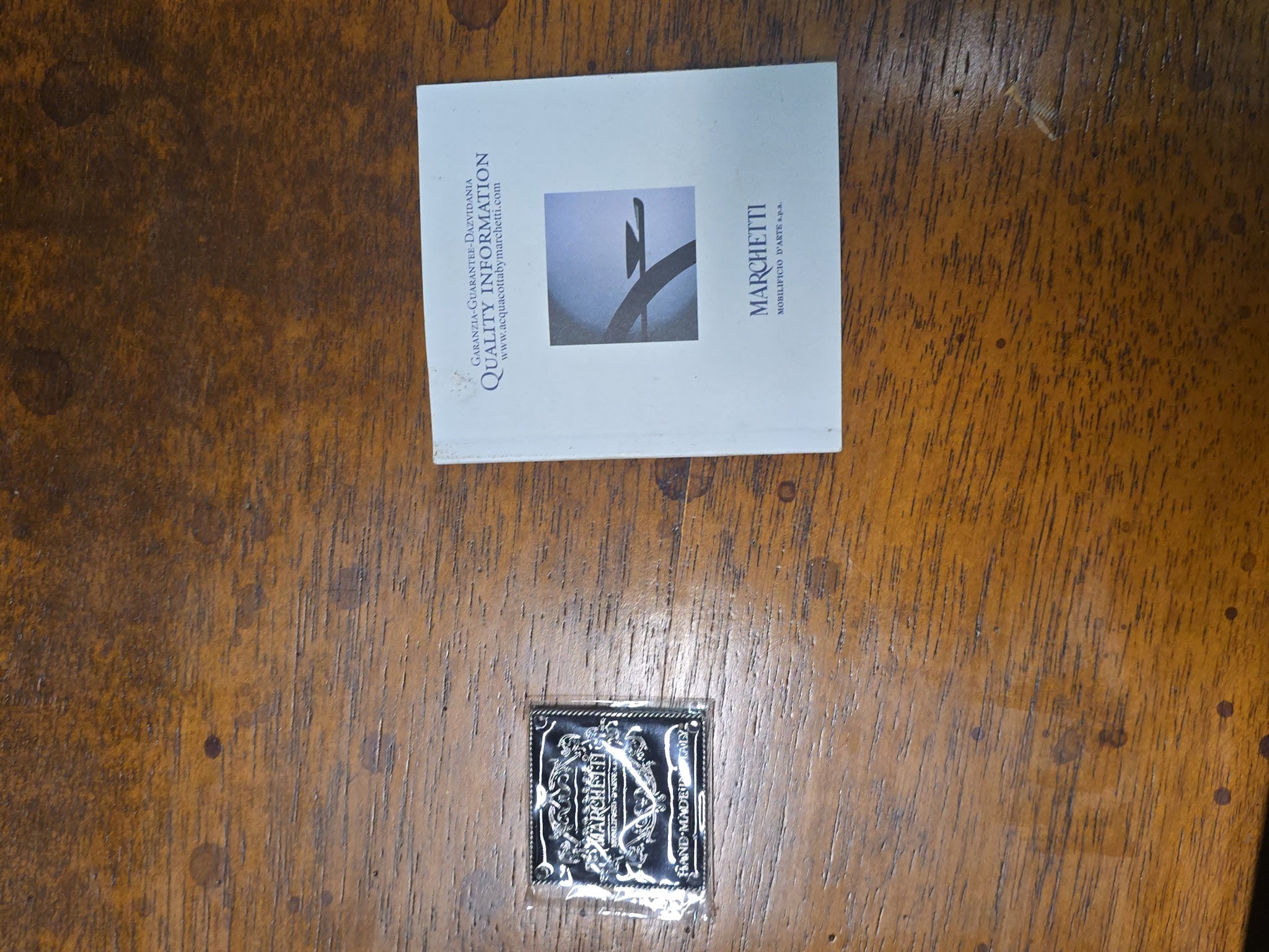 Marchetti – Hand Made in Italy Inlaid Walnut Extending Dining Table