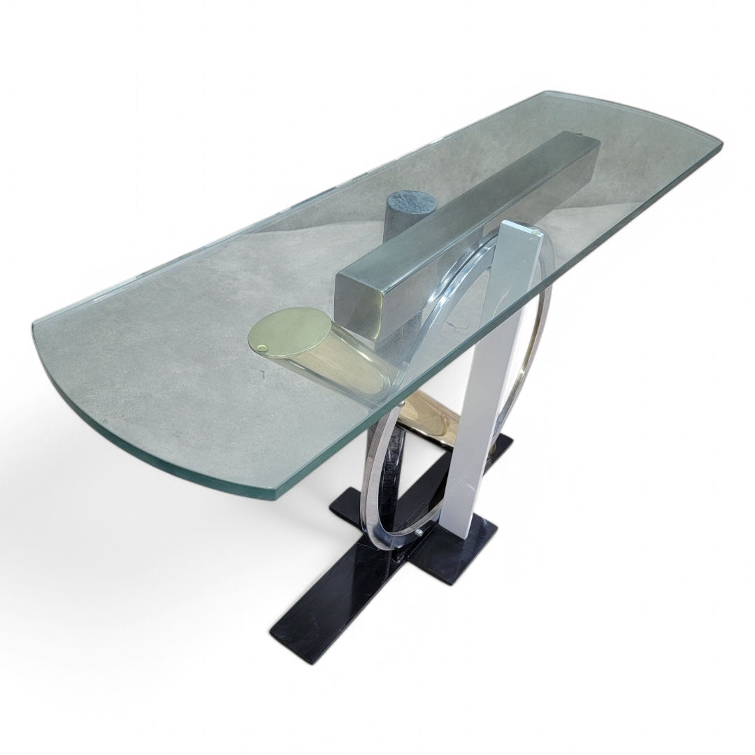 Modern Kaizo Oto for DIA Glass Top Console Table