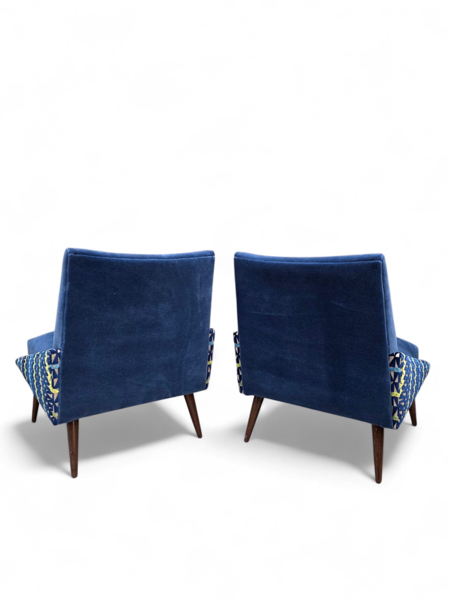 MCM Slipper Chairs by Kroehler Newly Reupholstered – Pair