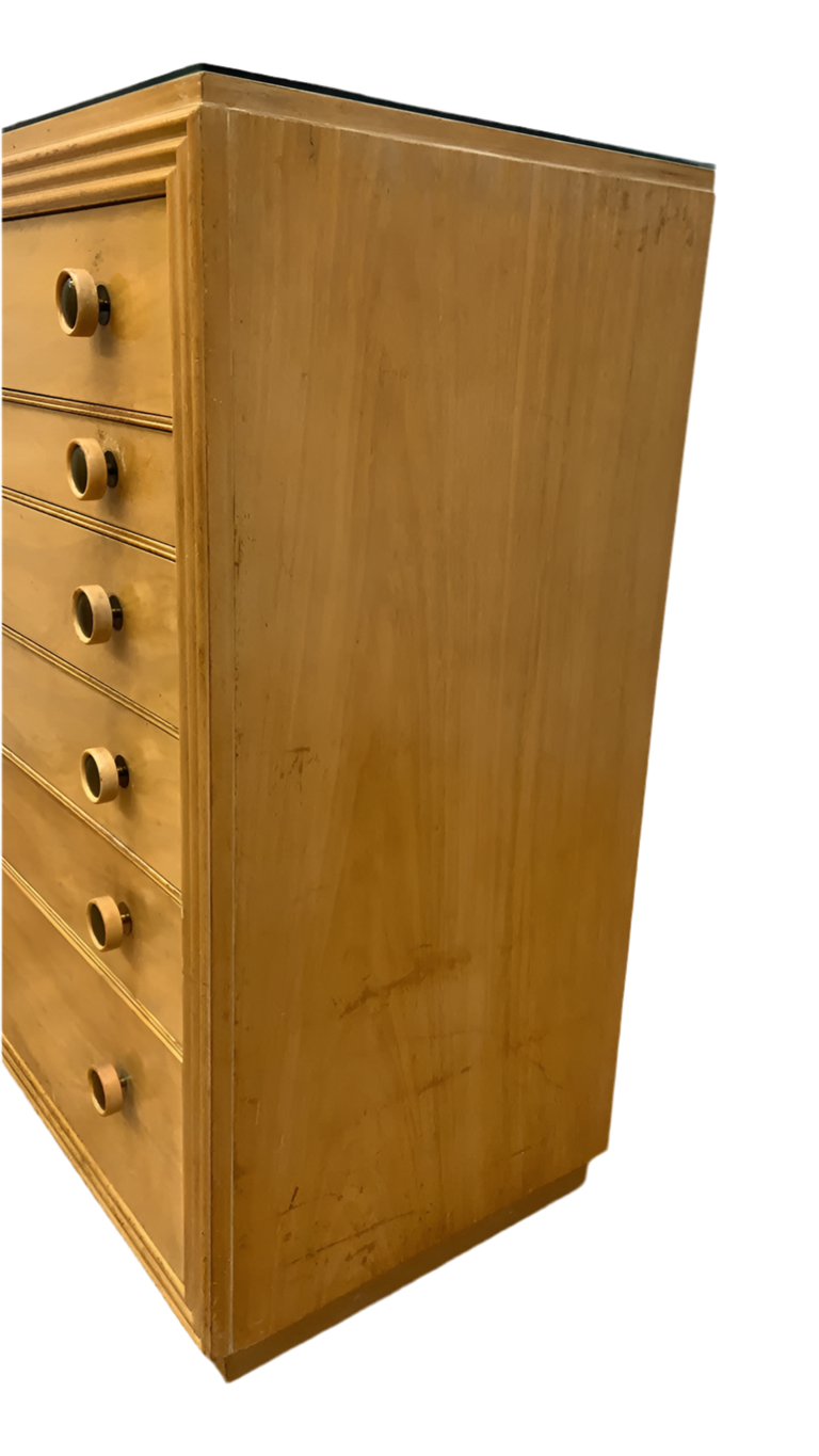 Mid Century Modern Cork Dresser by Johnson Furniture