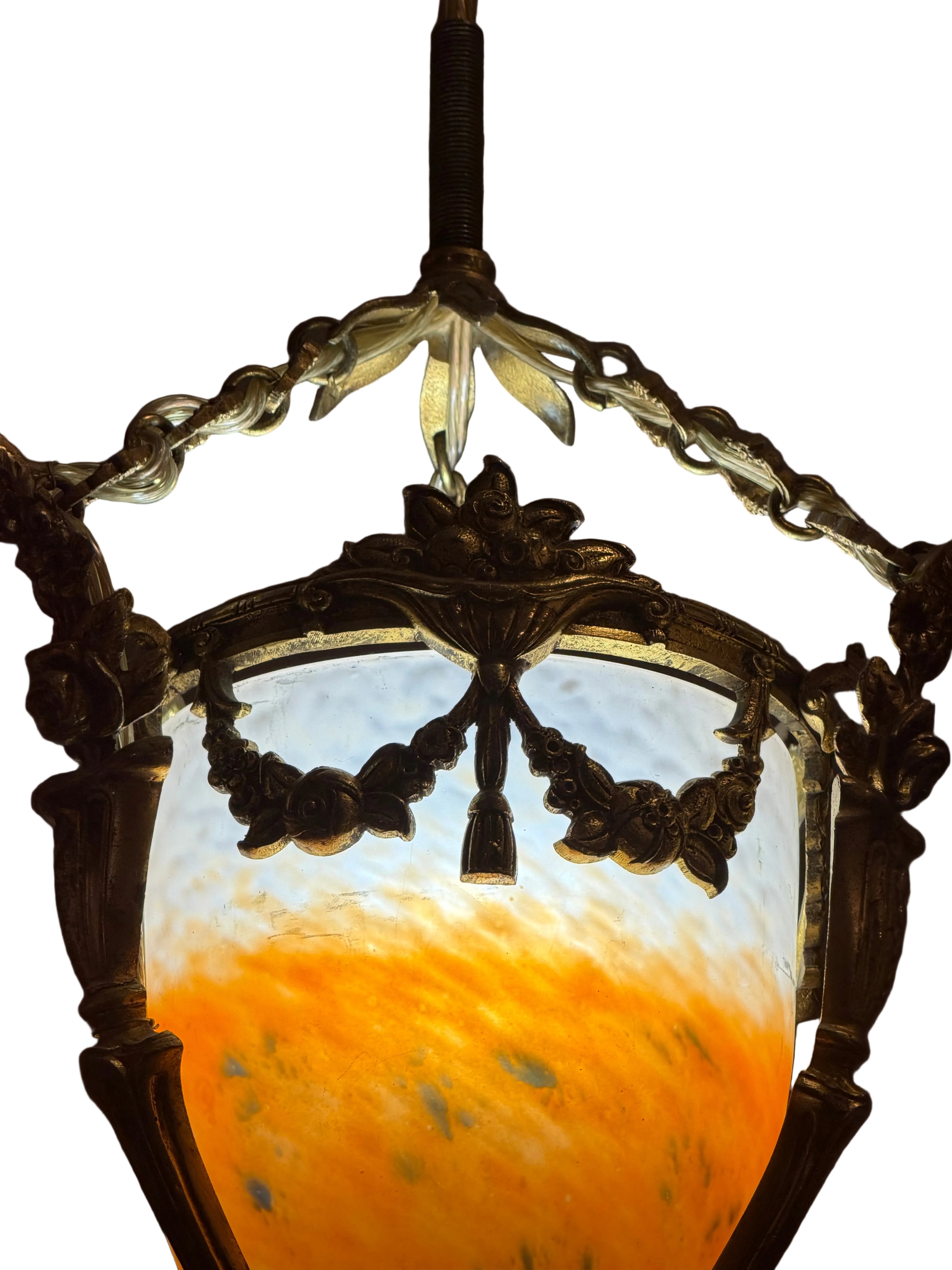 Antique French Art Deco Chandelier