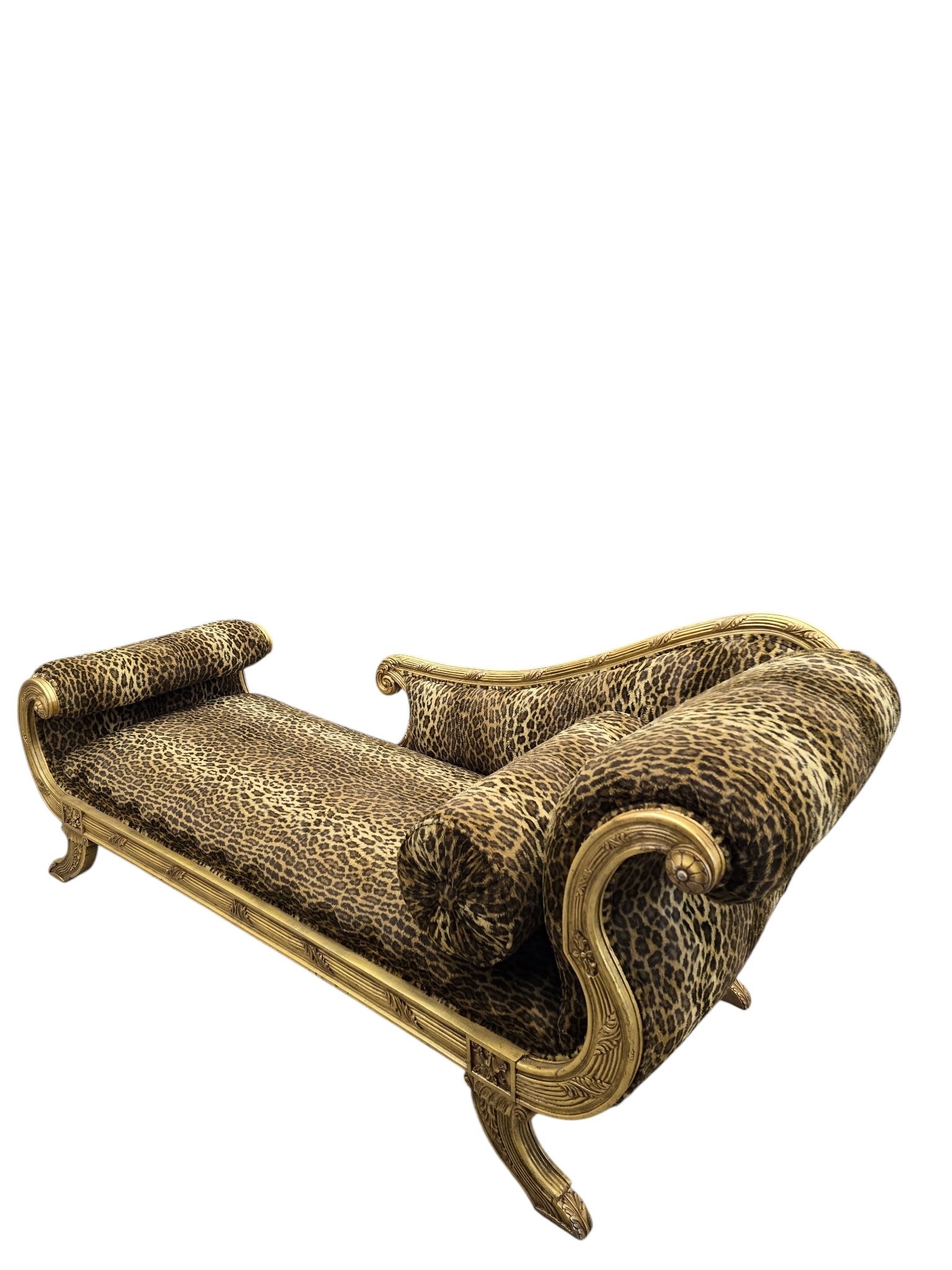 Vintage Henredon Style Hollywood Regency Chaise Lounge
