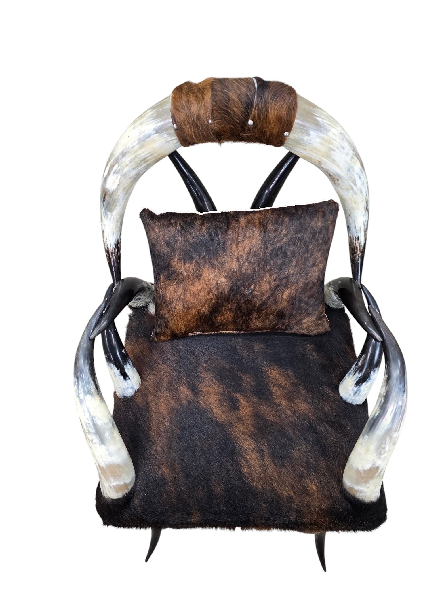 Antique Rustic Western Steer Horn Chair