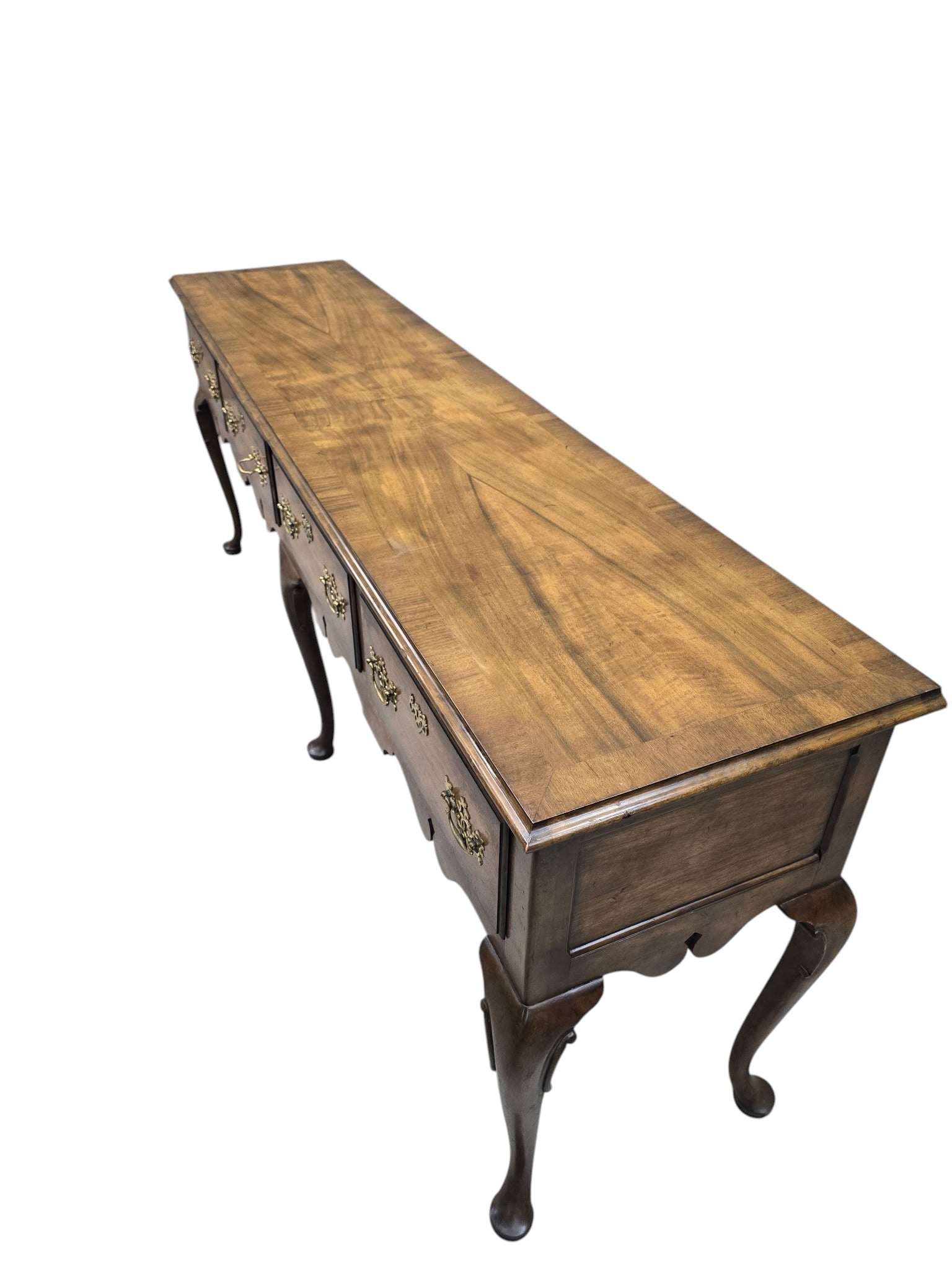 Vintage Queen Anne Style Console Table by Baker Furniture