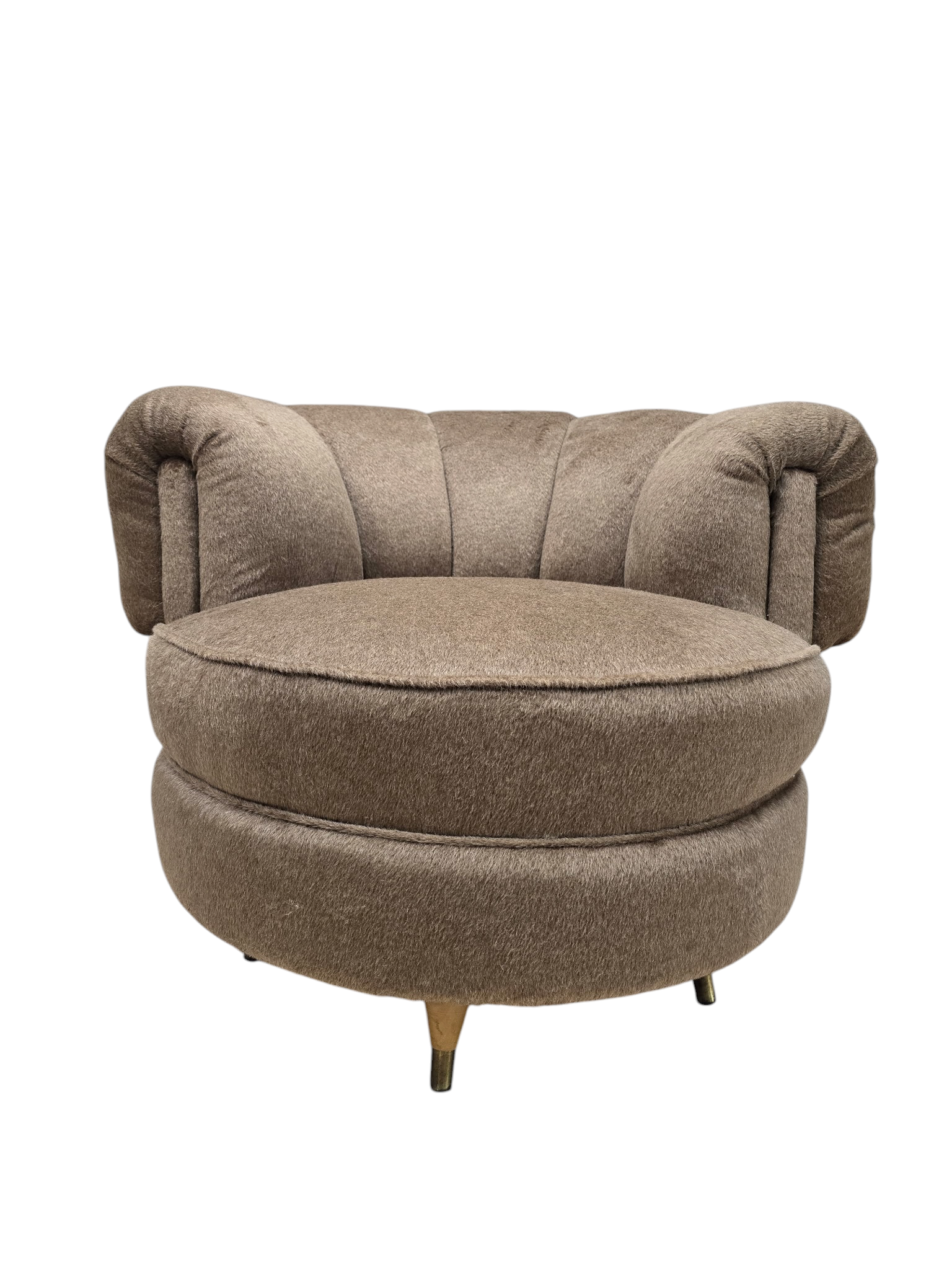 MCM Barrel Back Lounge Chairs Newly Reupholstered – Pair
