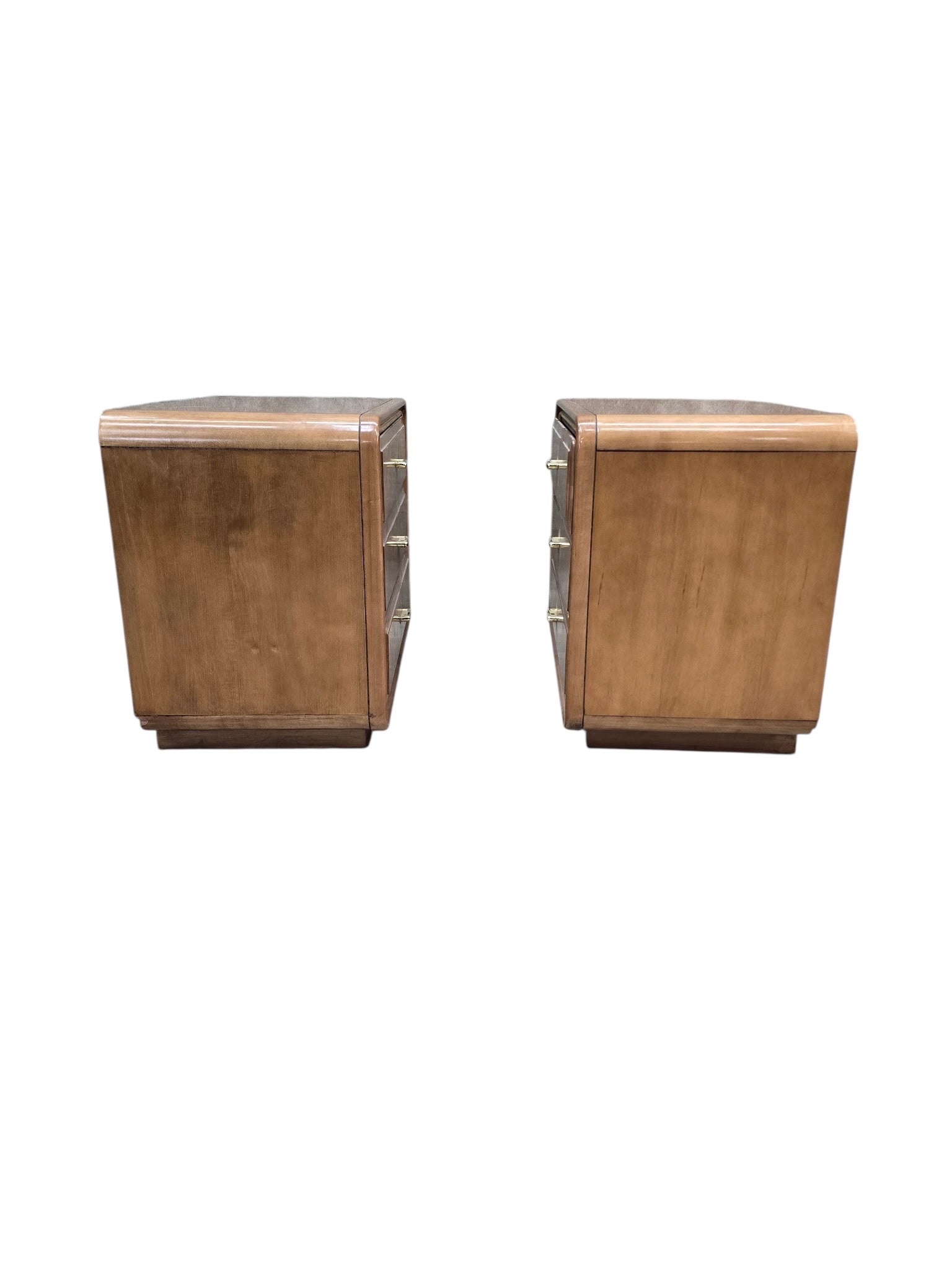 MCM Walnut Nightstand by American of Martinsville - Pair