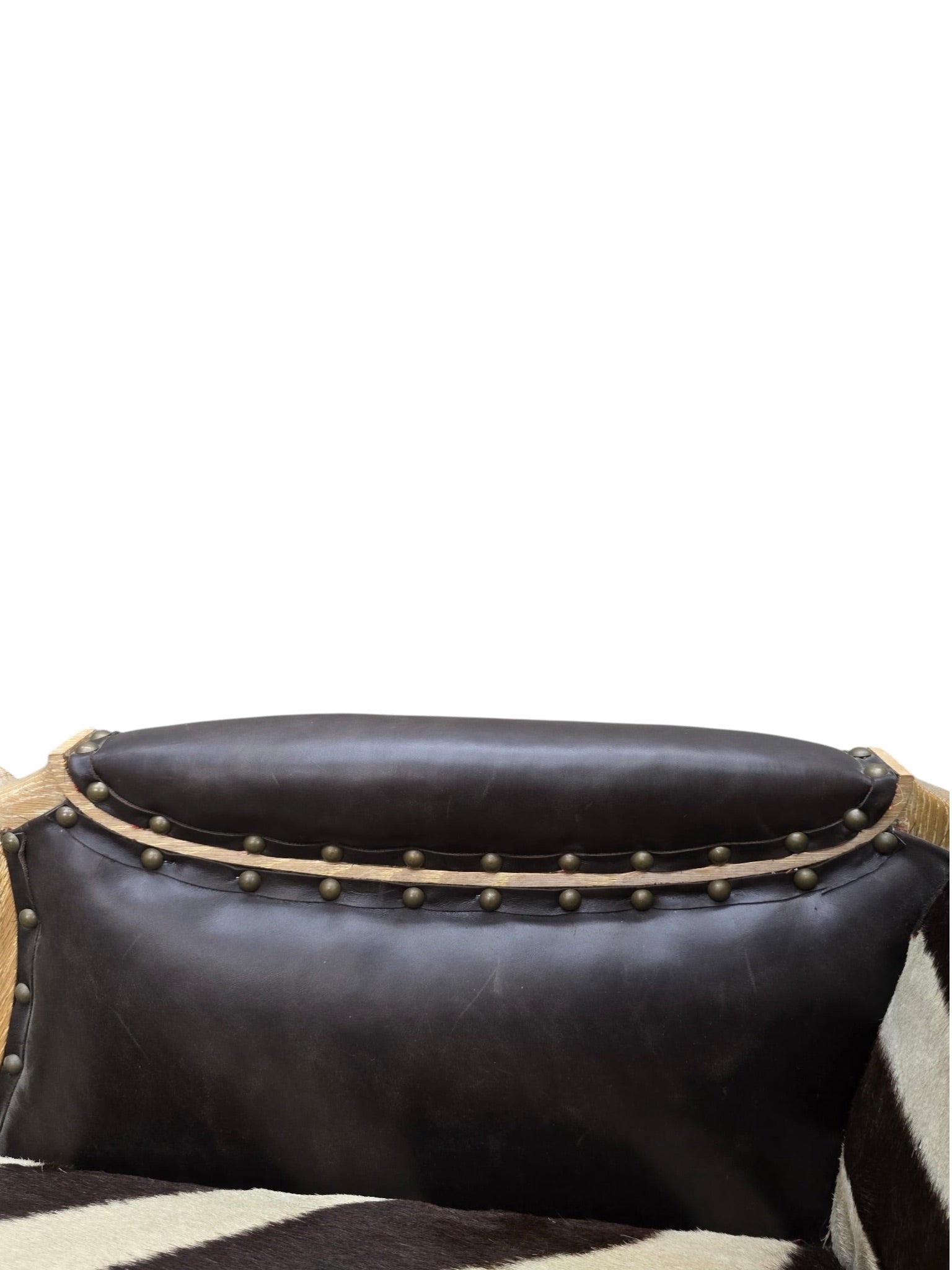 Frank Emilio Lounge Chair by MattVintage Frank Emilio Lounge Chair by Mattaliano Newly Reupholstered in Genuine Hide & Distressed Leather