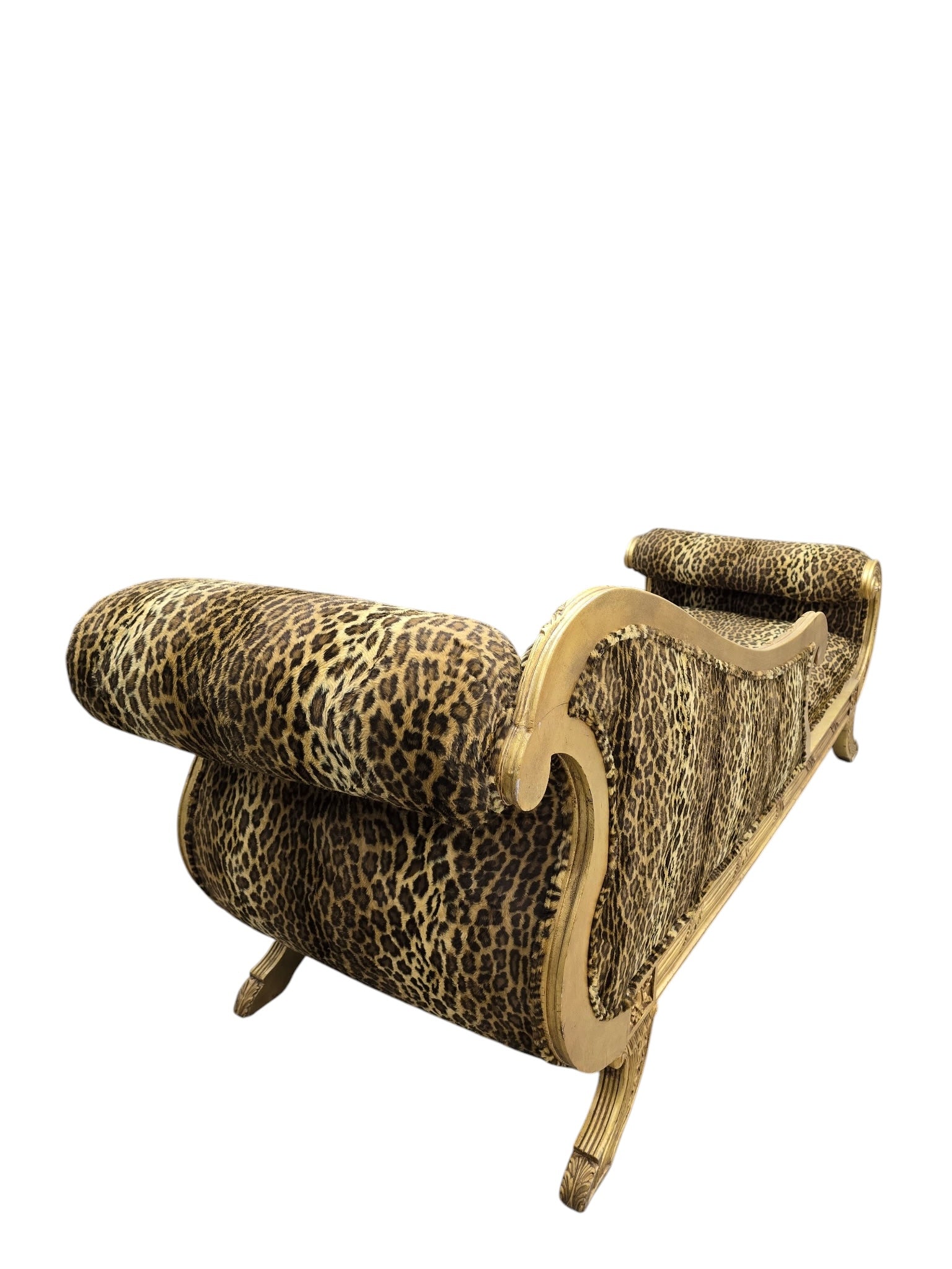 Vintage Henredon Style Hollywood Regency Chaise Lounge