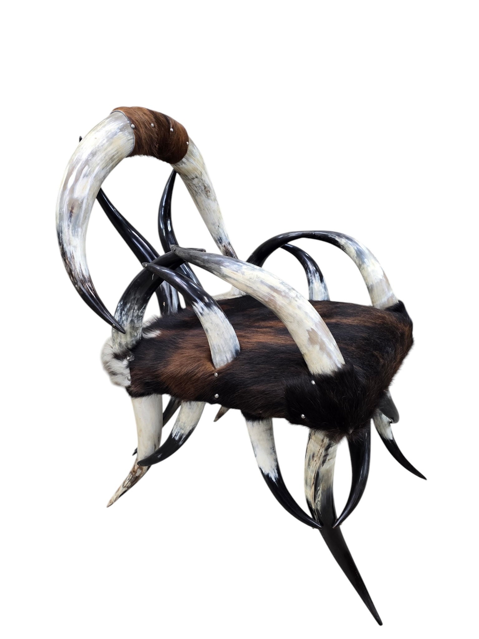 Antique Rustic Western Steer Horn Chair