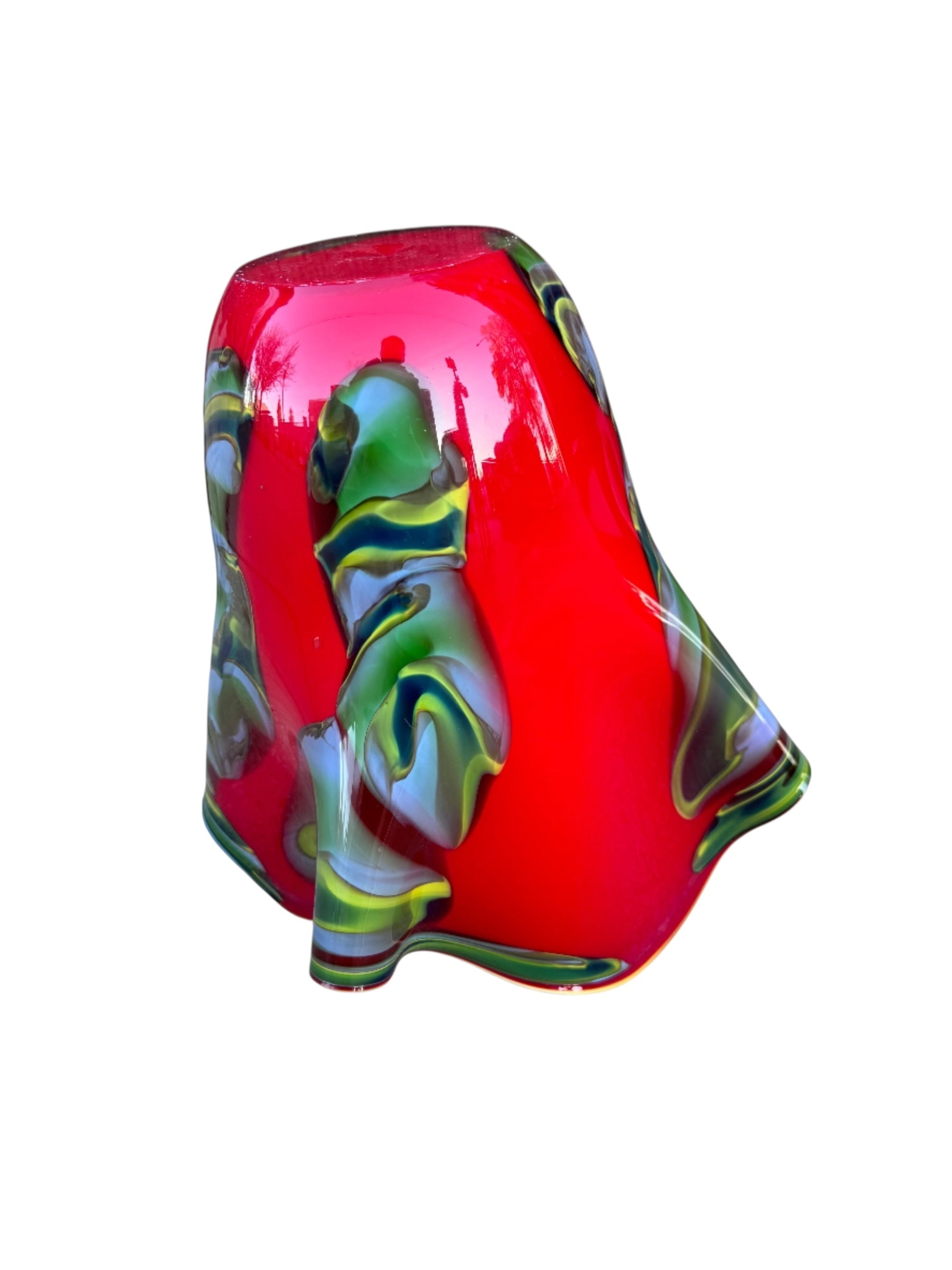 Vintage Italian Red Vase