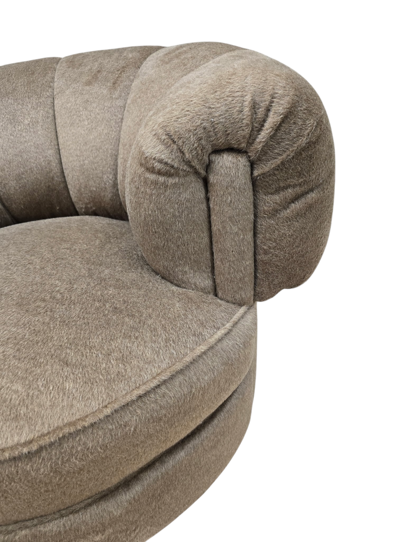 MCM Barrel Back Lounge Chairs Newly Reupholstered – Pair