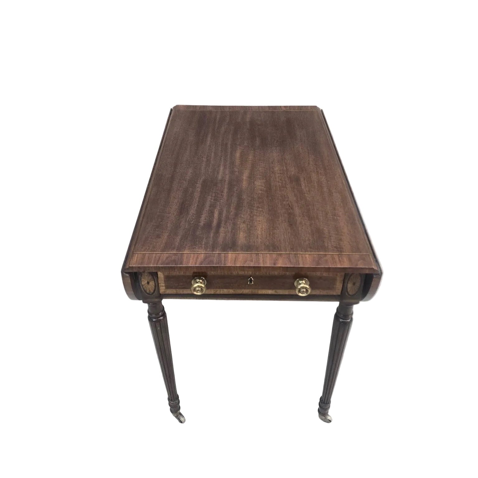 Vintage Aston Court by Henredon Regency Drop-Leaf Pembroke Writing Table