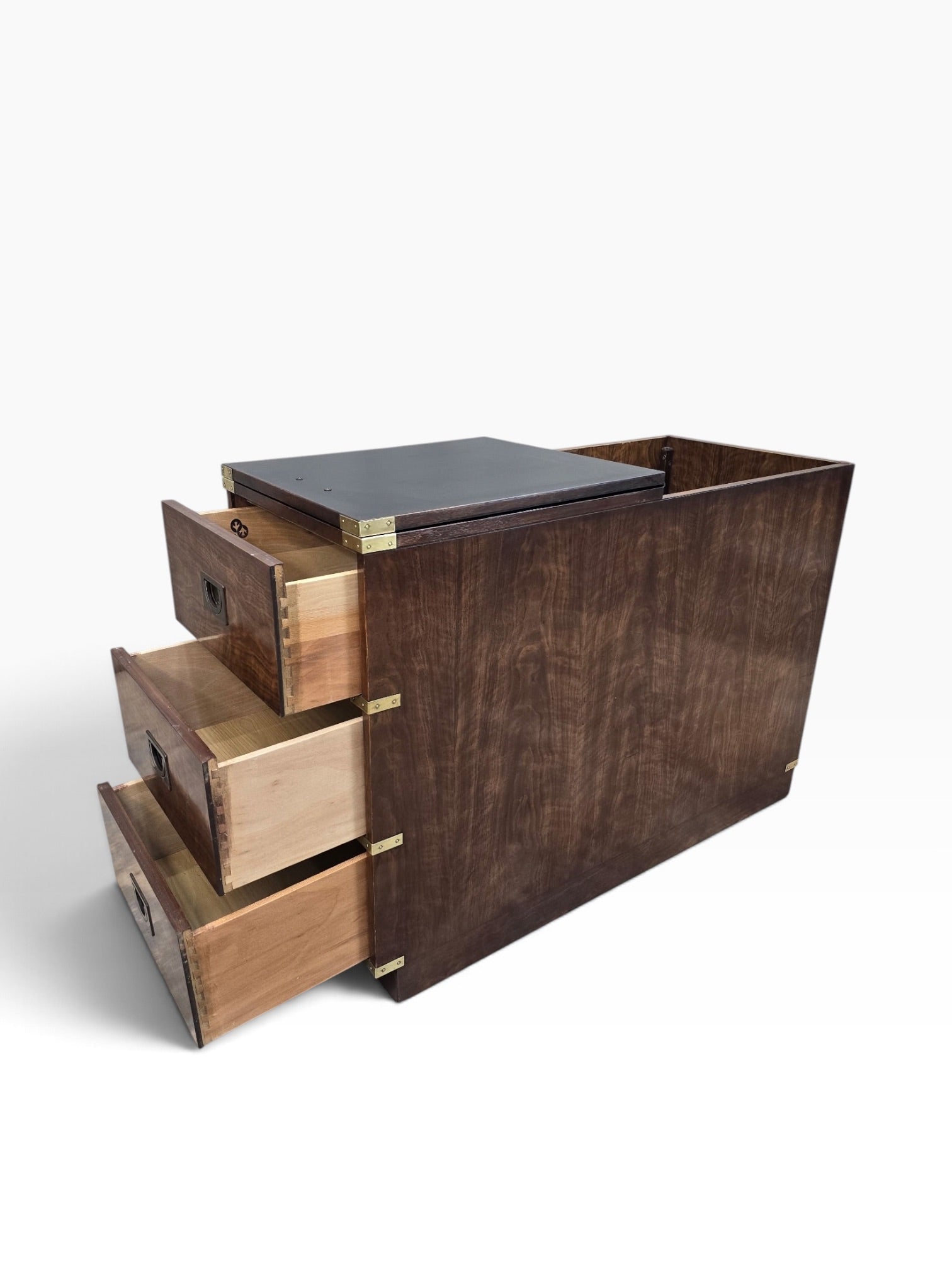 New - MCM Campaign Style File Chest by Drexel