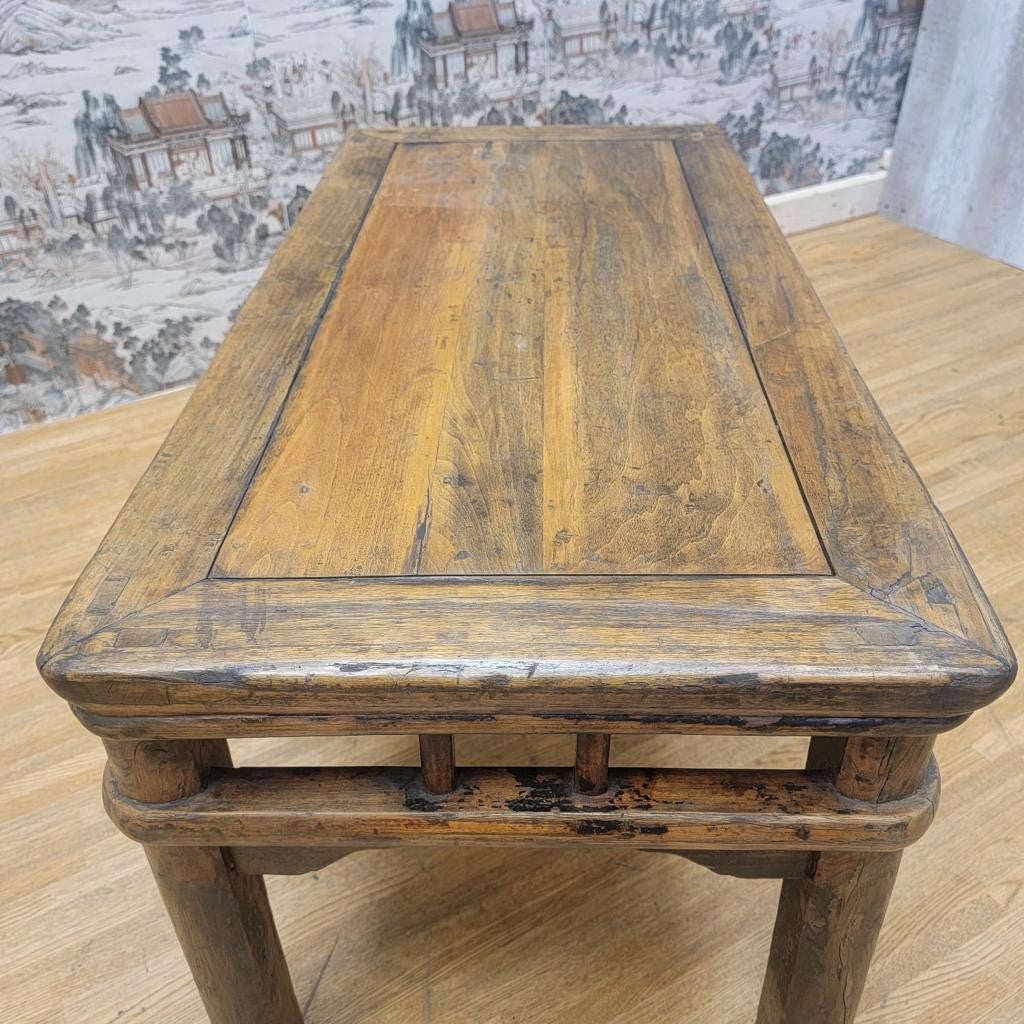 Antique Shanxi Province Elmwood Coffee / Side Table