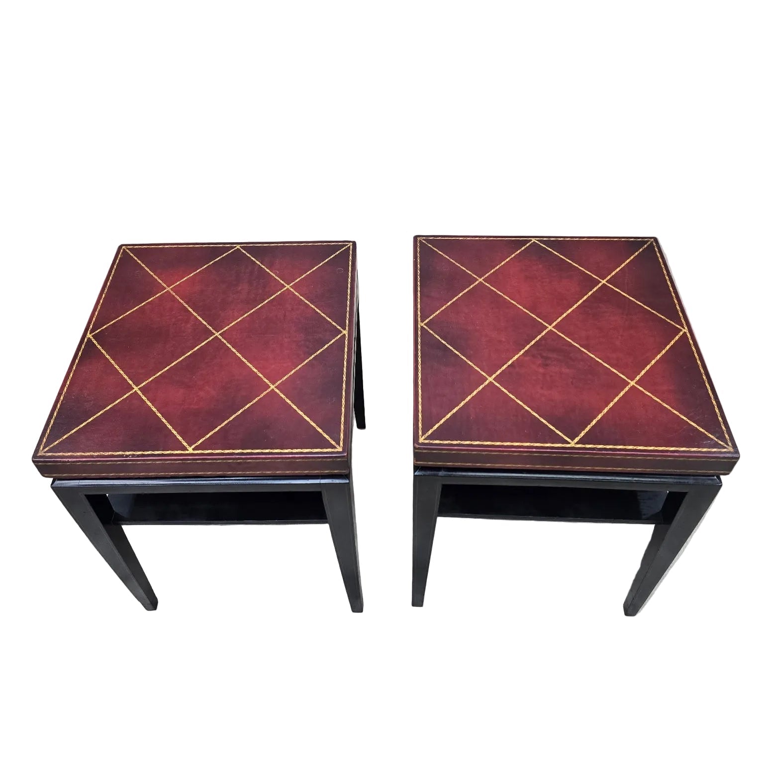 Hollywood Regency Tommi Parzinger Occasional Side Tables  - Pair
