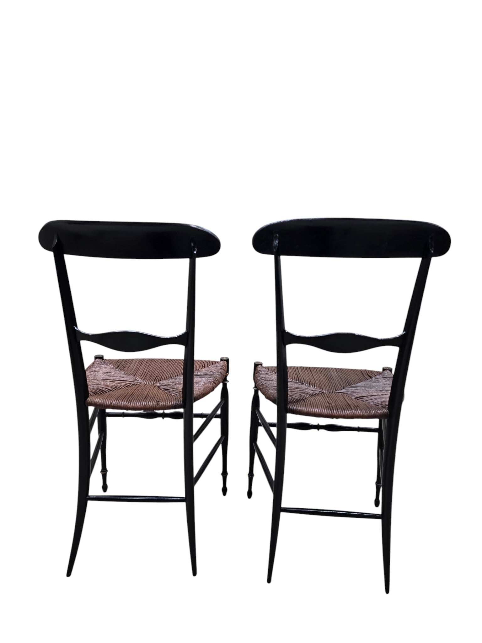 NEW - Antique Italian Side Chairs by Fratelli Levaggi and Giuseppe Gaetano Descalzi - Pair