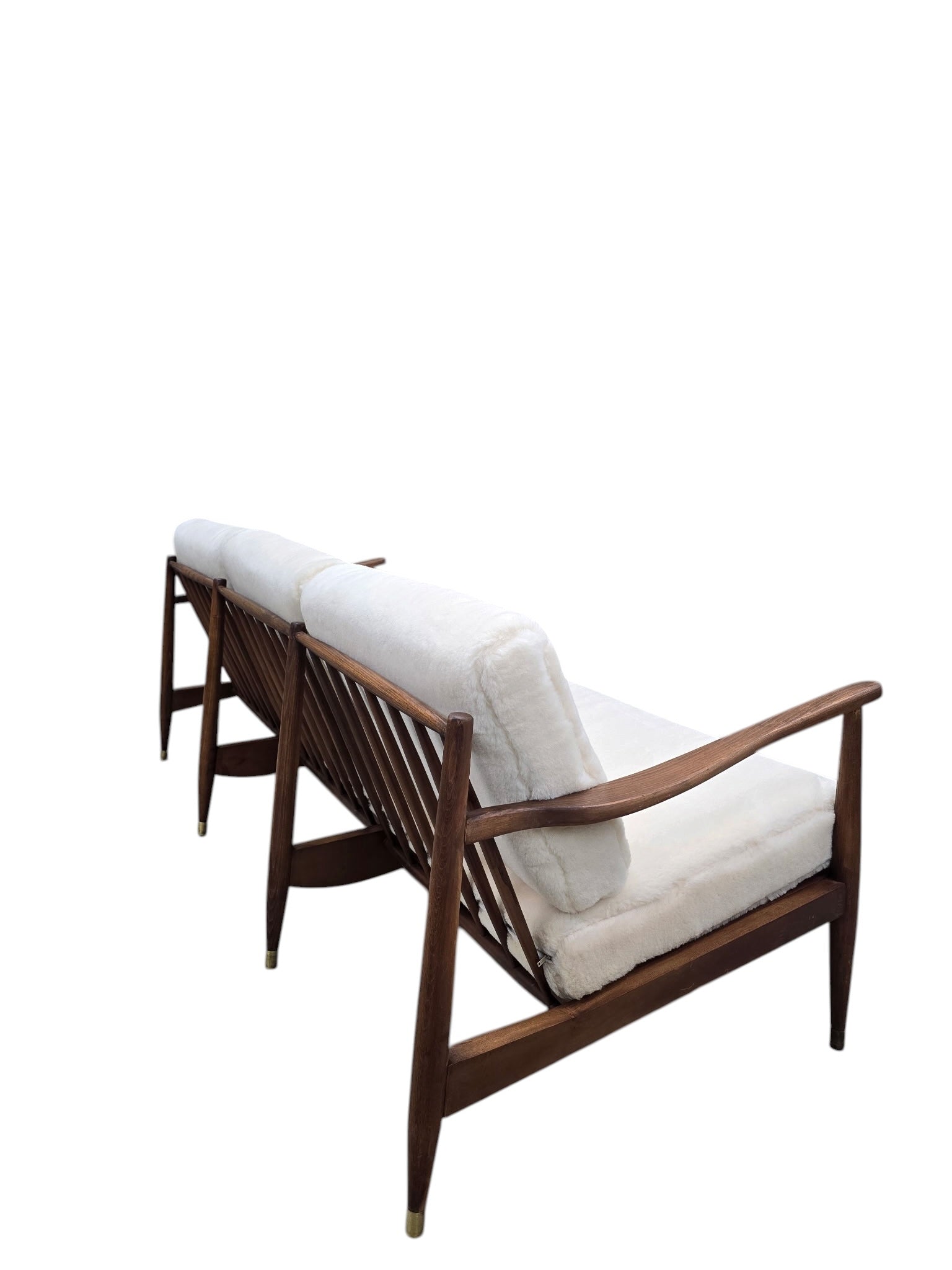 Danish Modern Sofa by Ib Kofod-Larsen Newly Reupholstered
