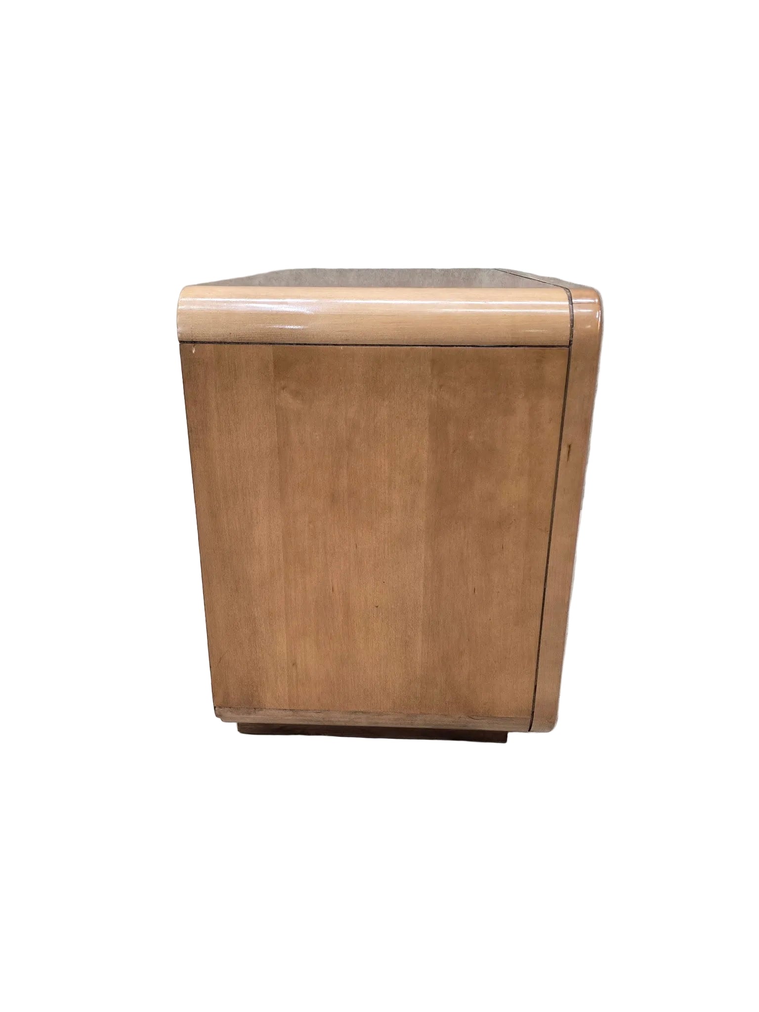 MCM Walnut 3 Drawer Chest/Nightstand by American of Martinsville