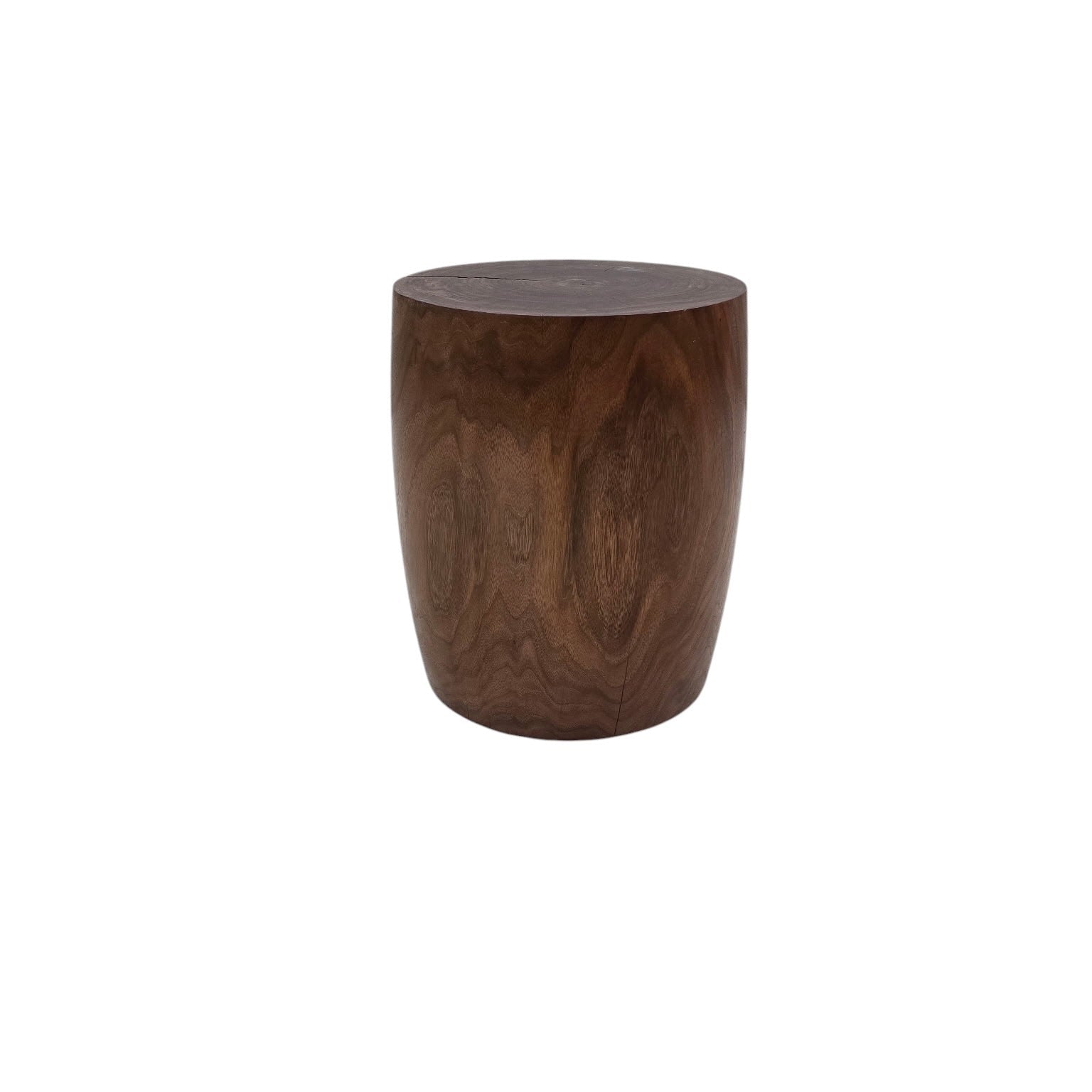Vintage Rustic Tree Trunk Pedestal/Side Table