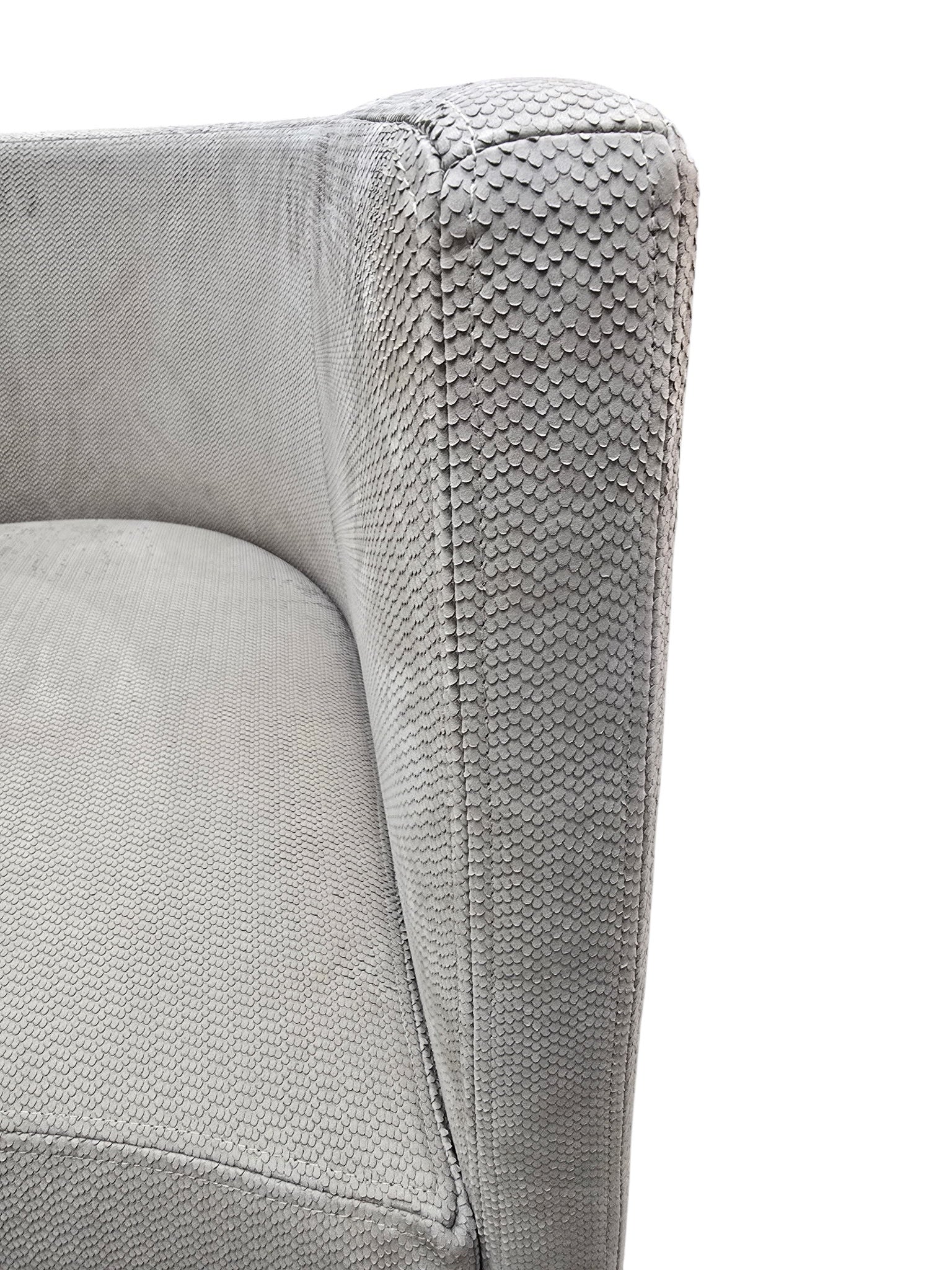 MCM Barrel Back Lounge Chairs Newly Reupholstered - Pair