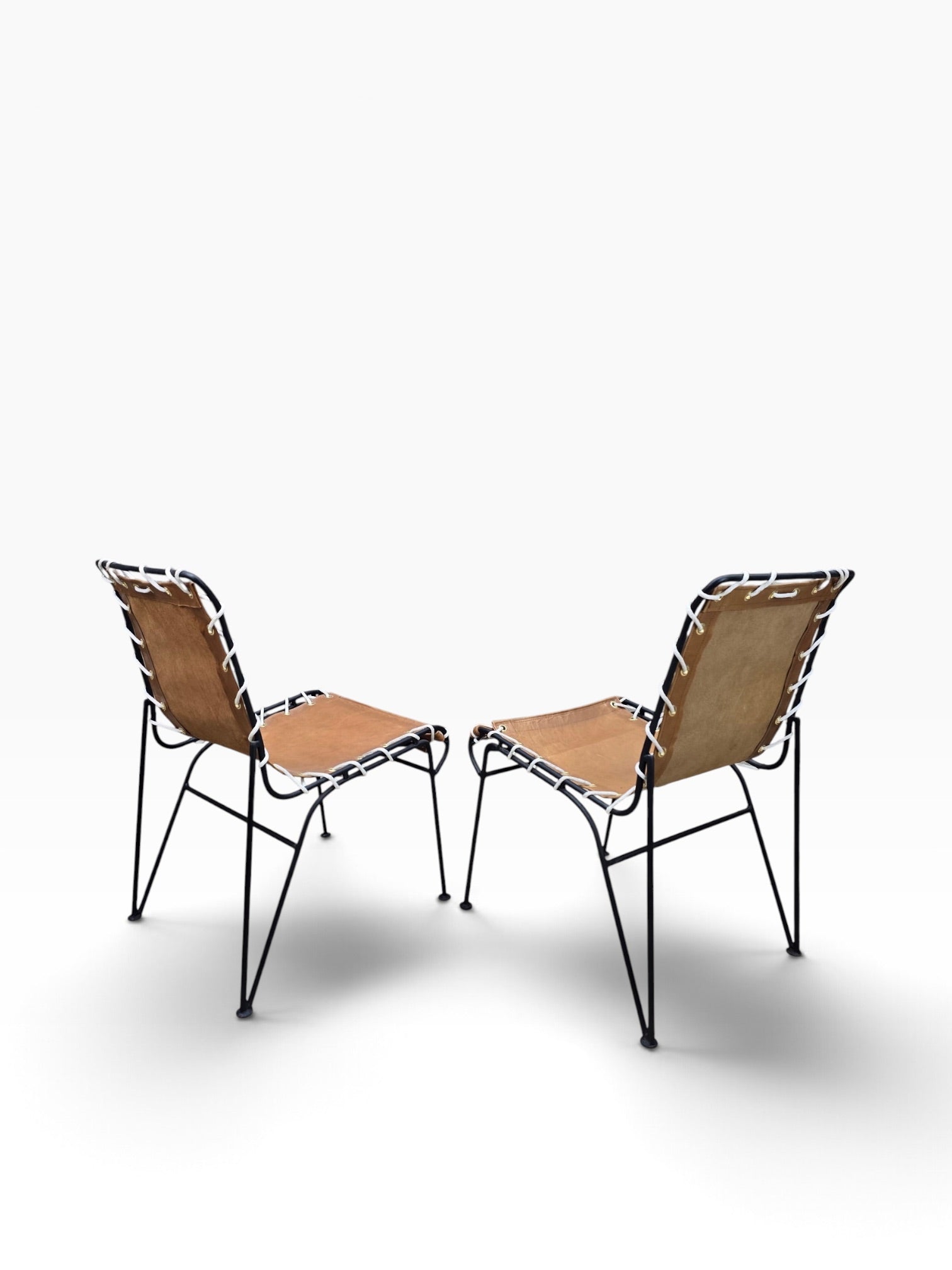 Pair of Pipsan Saarinen Swanson for Ficks Reed Sol-Air Lounge Chairs in Edelman Leather