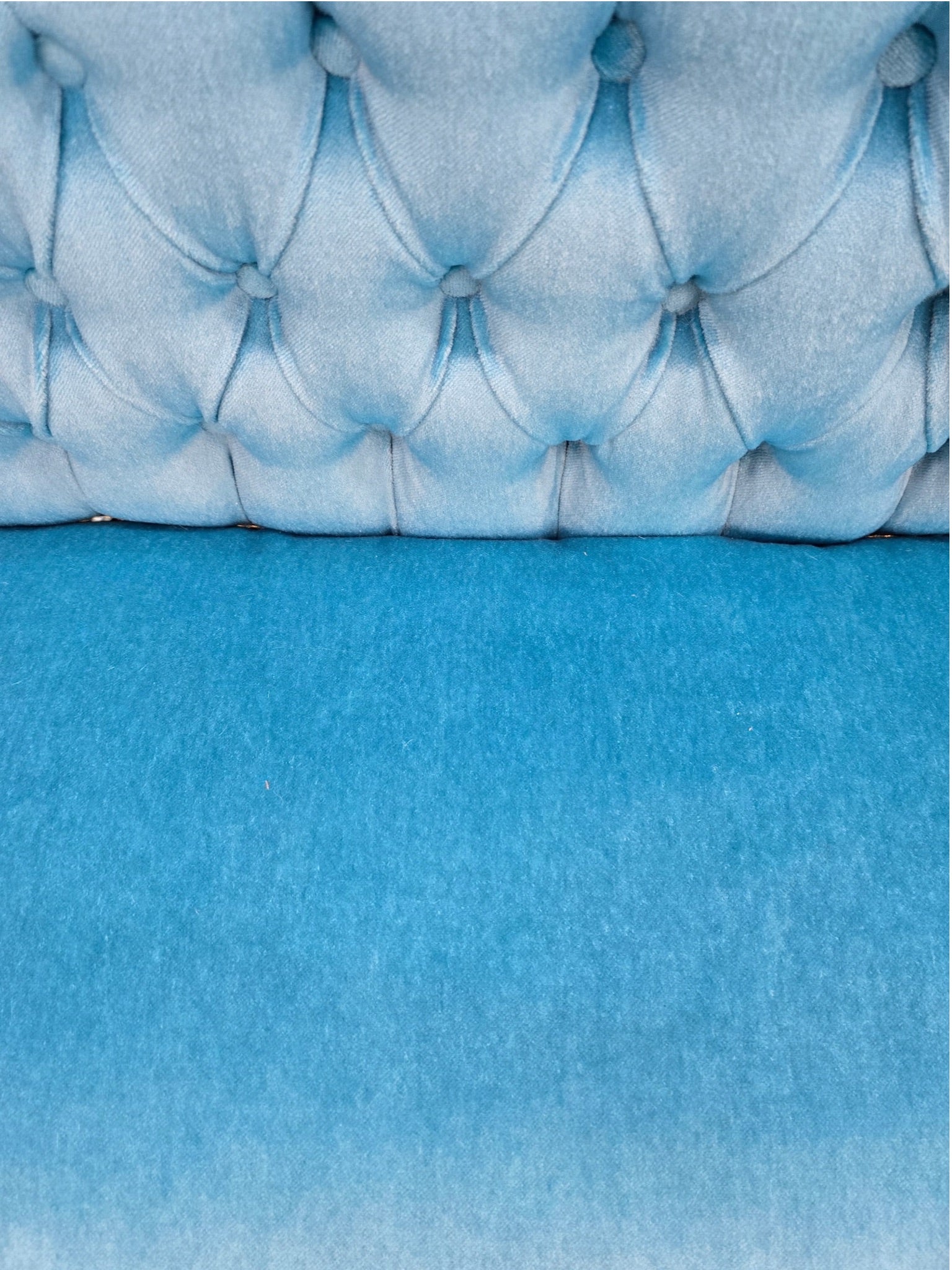Antique French Tufted Petite Bench Newly Reupholstered