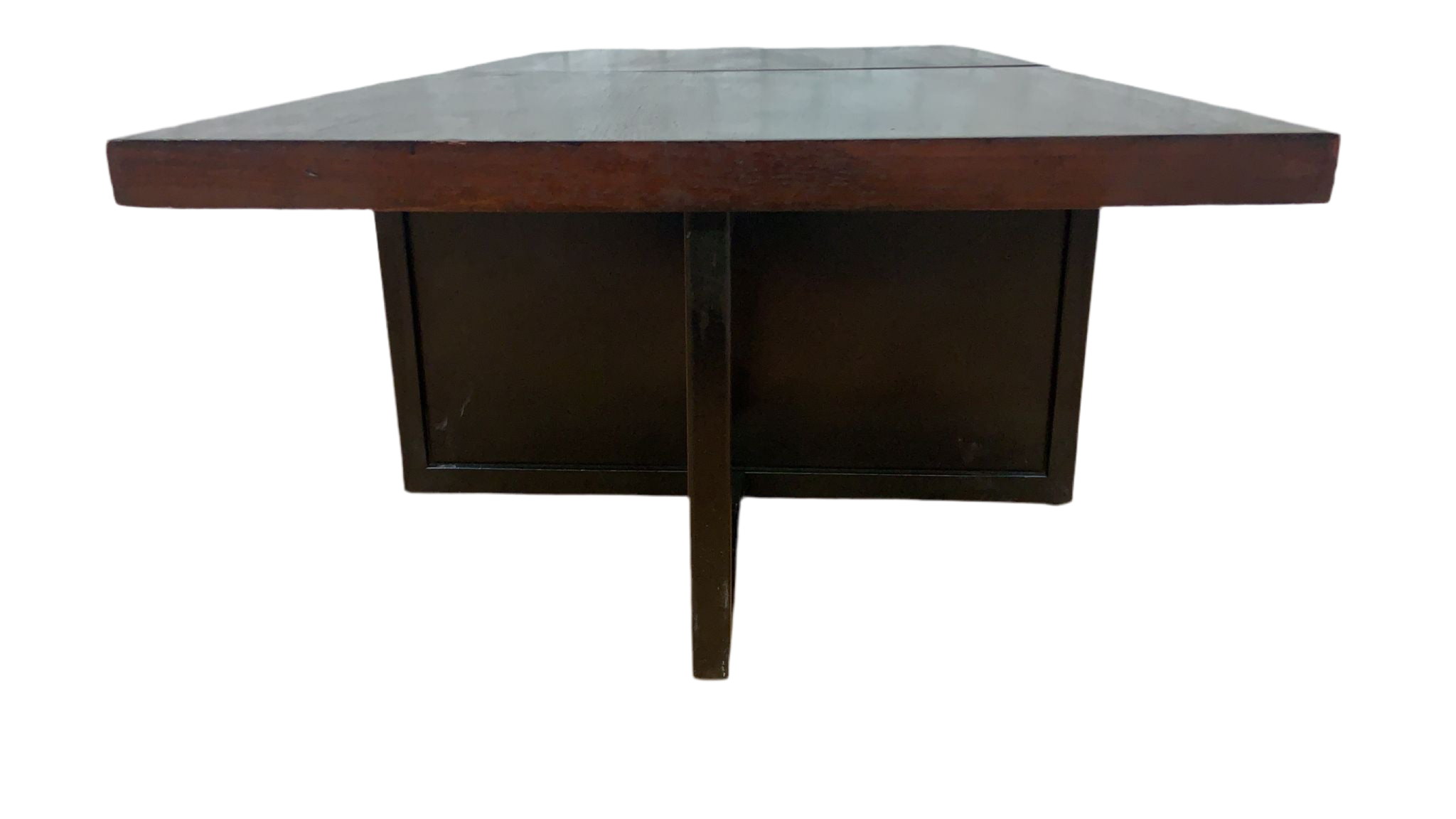 Mid Century Modern John Keal Style Expanding Coffee Table