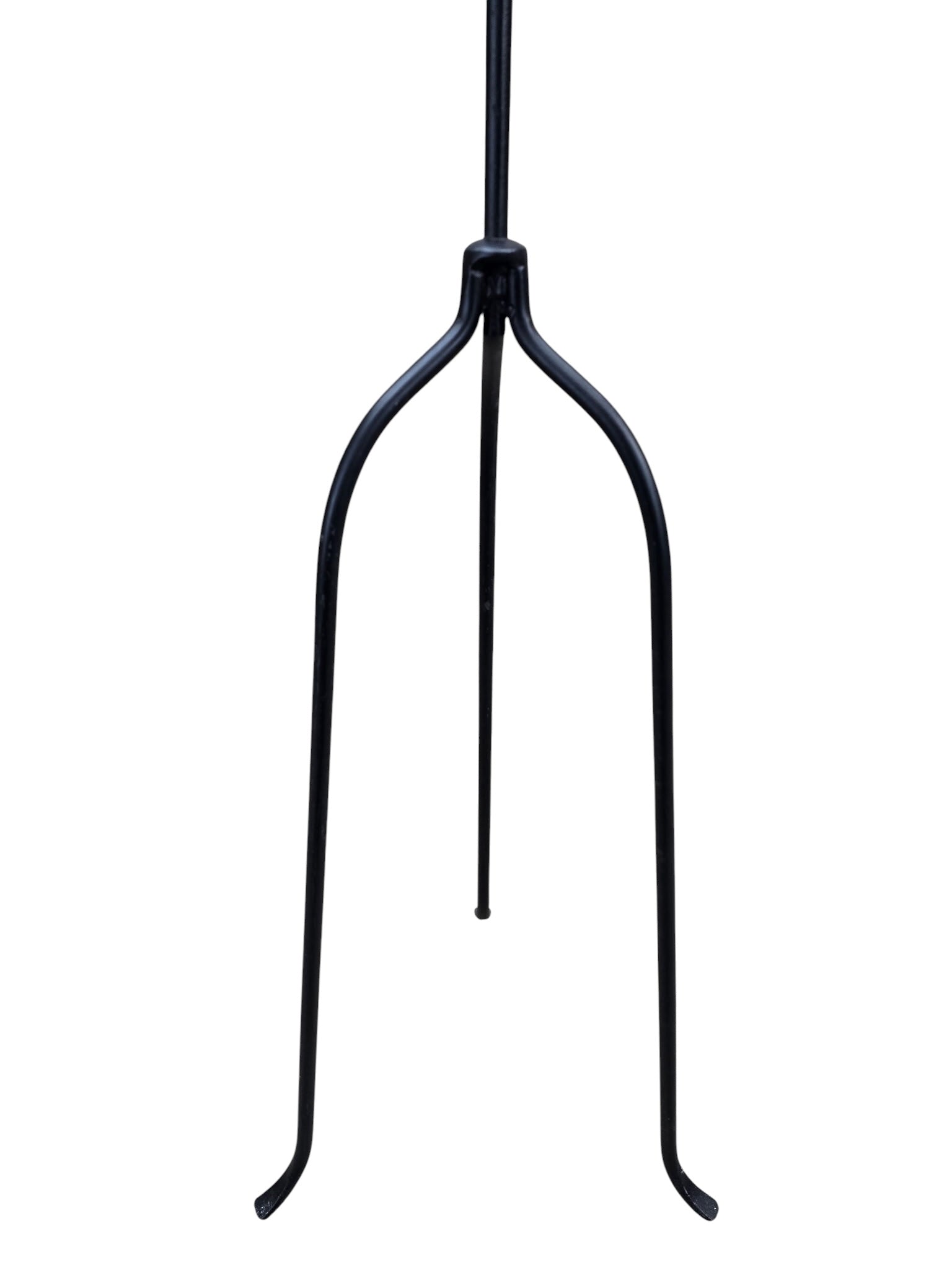 Vintage Black Iron Nail-Top Candle Stands – Set of 3