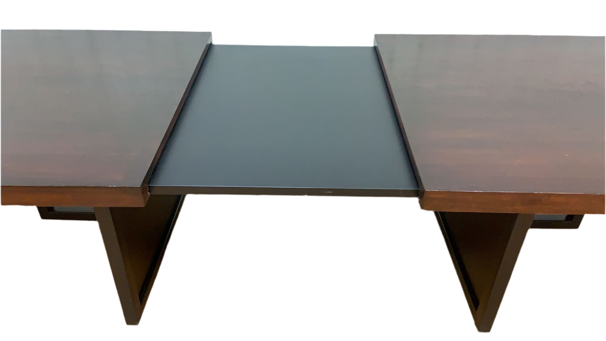 Mid Century Modern John Keal Style Expanding Coffee Table