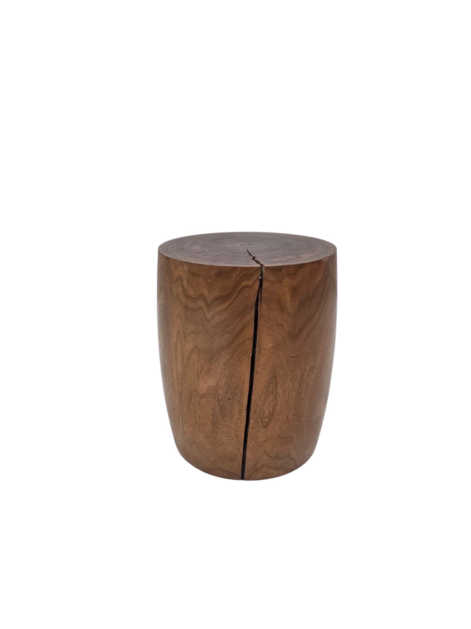 Vintage Rustic Tree Trunk Pedestal/Side Table