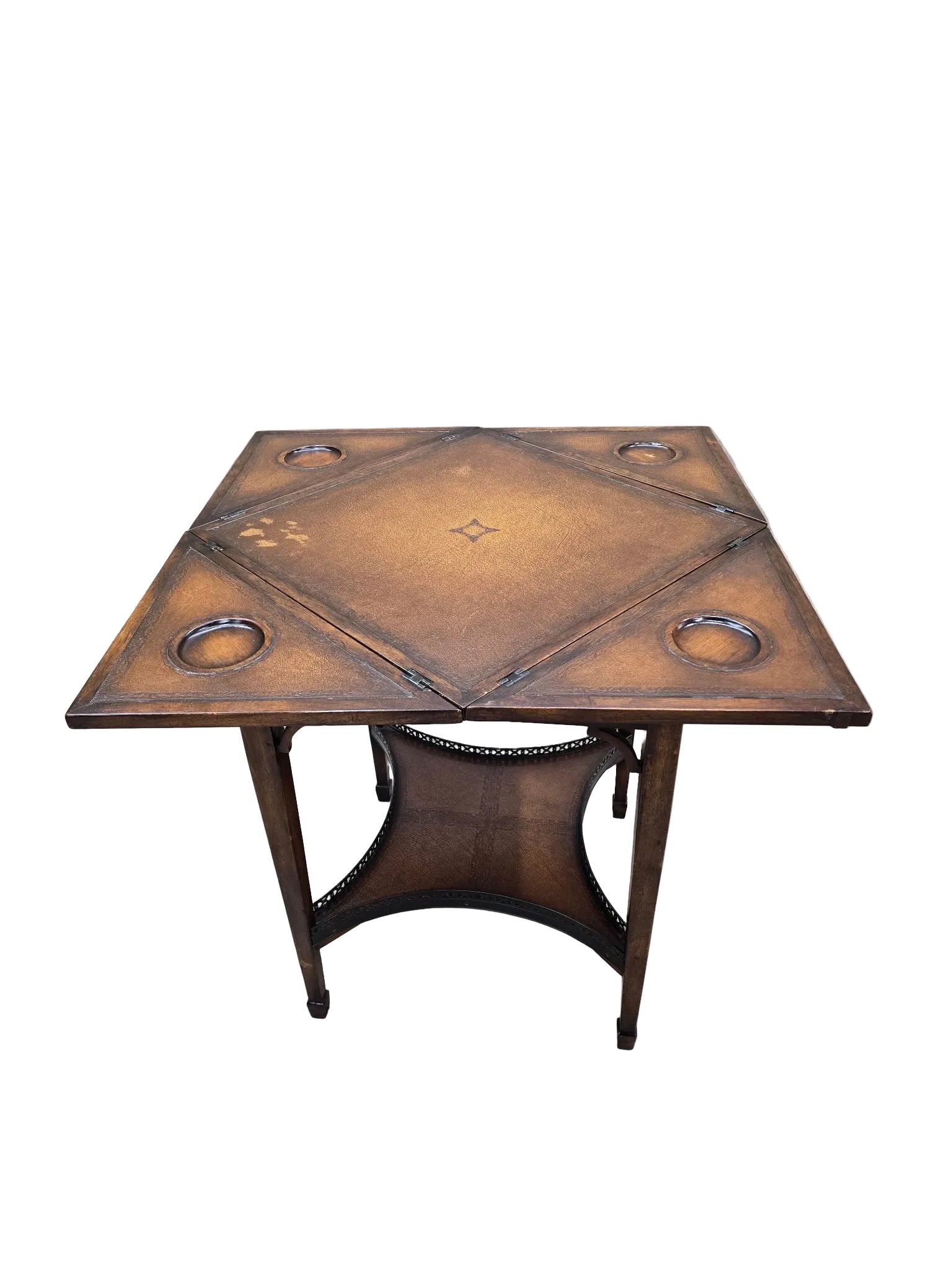 Theodore Alexander Handkerchief Game Table with 2 Chairs