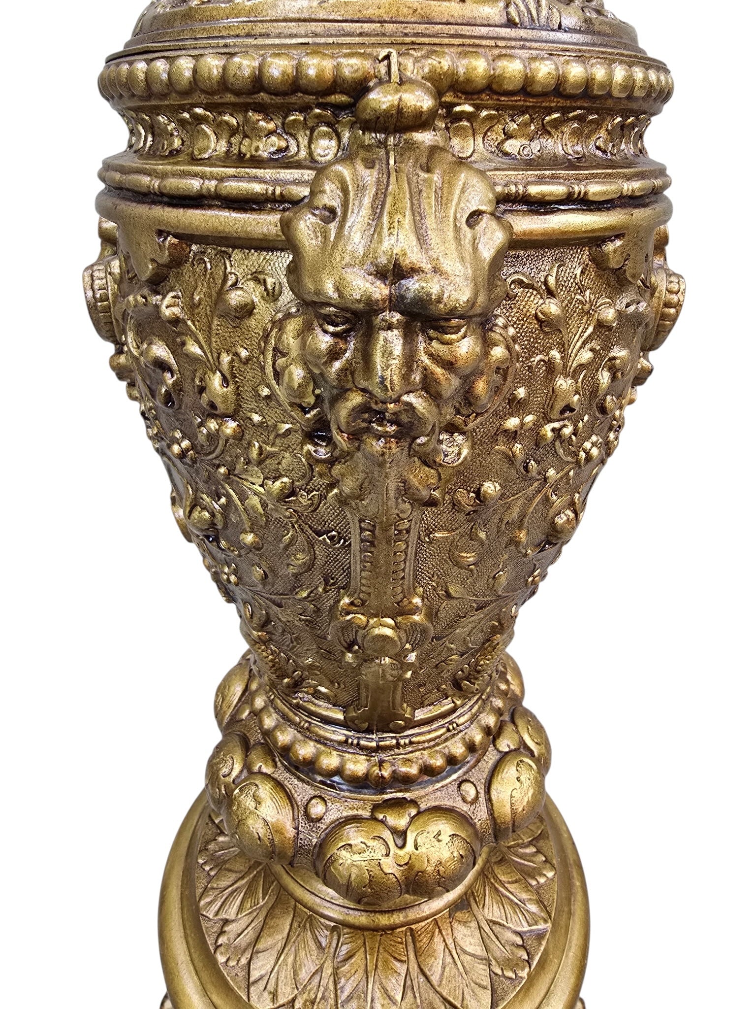 Antique Rococo Revival Style Pedestal Stand