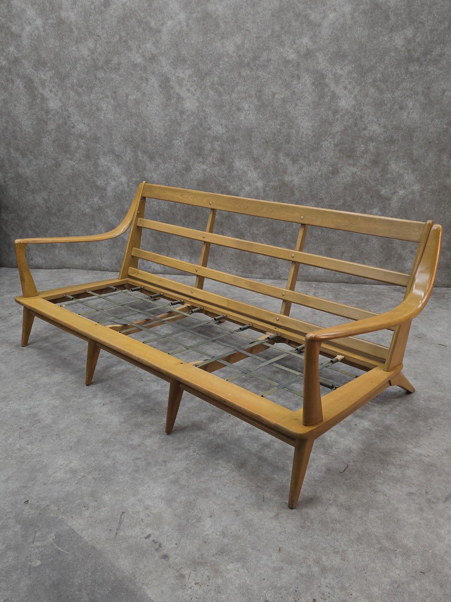 MCM Heywood Wakefield Aristocraft Sofa Newly Reupholstered