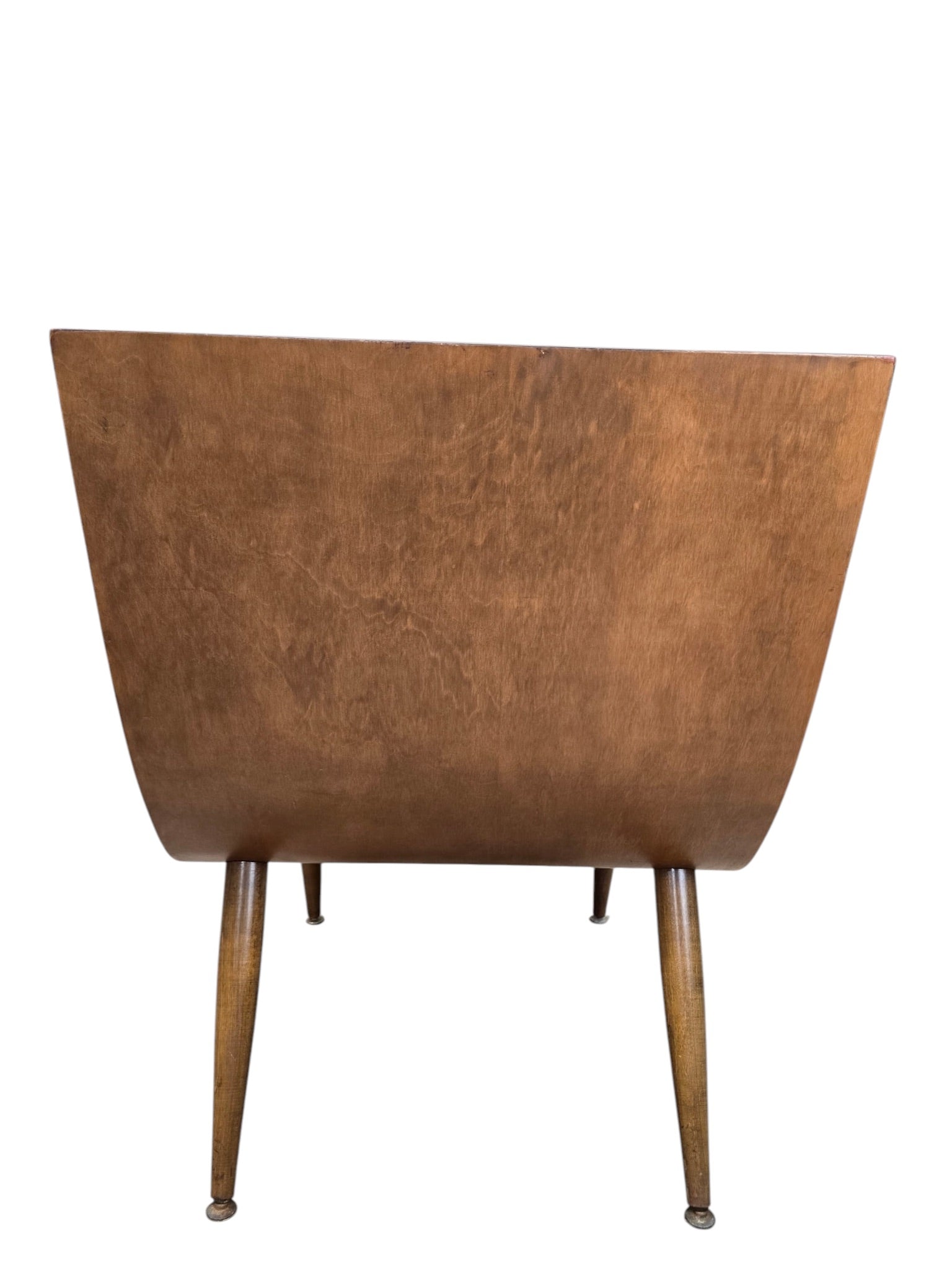 MCM Bentwood Scoop Chairs by Carter Brothers Newly Reupholstered - Set of 2