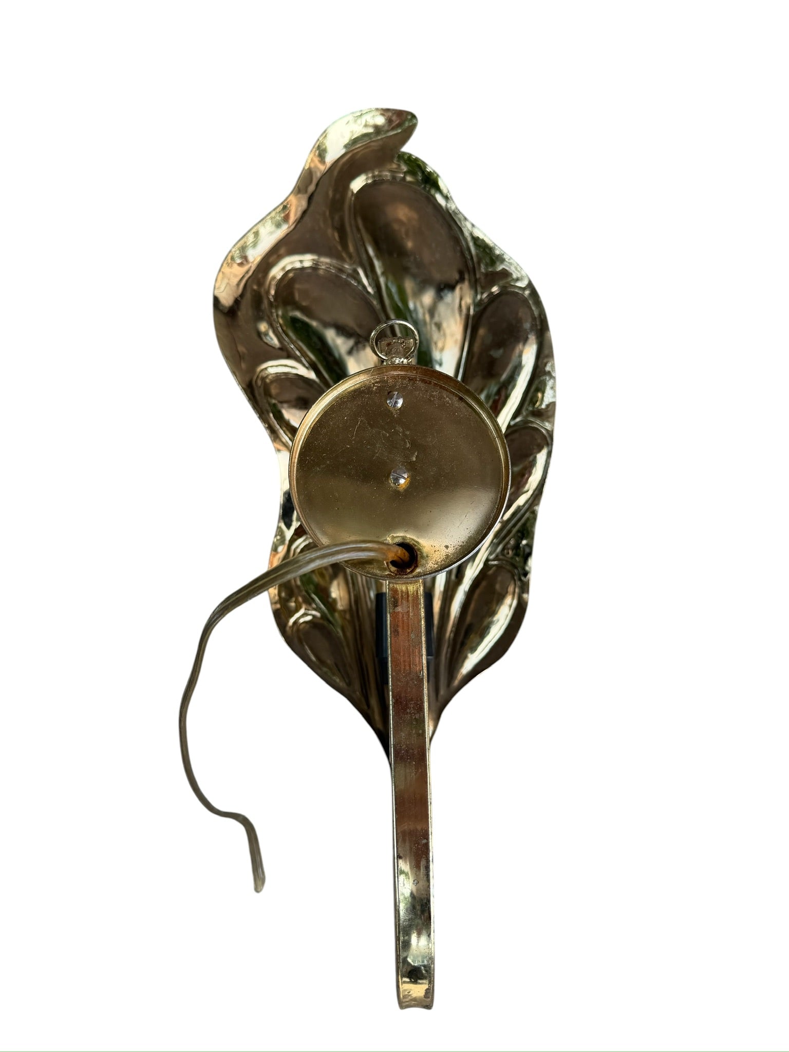 Italian Leaf Wall Sconce by Carlo Giorgi and Tommaso Barbi