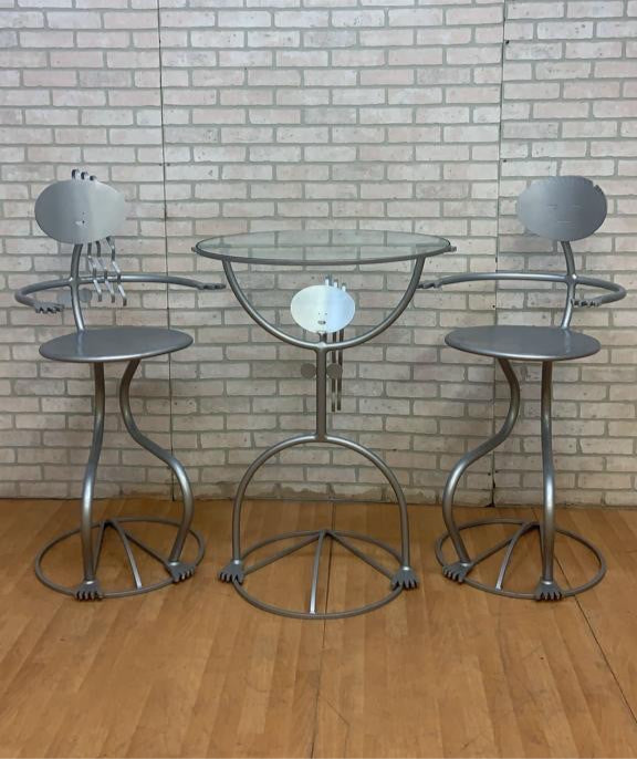 Vintage Rockledge Design Studios Dining/Bistro Set by Fred Garbotz - 3 Piece Set