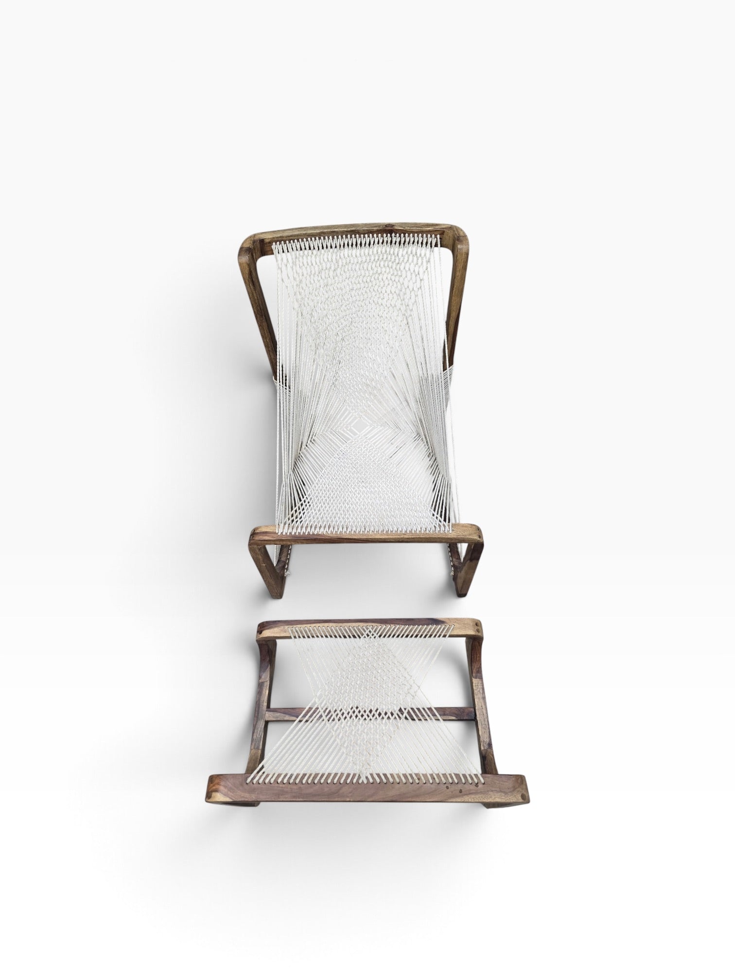 Swedish Chair and Ottoman by Asa Karner