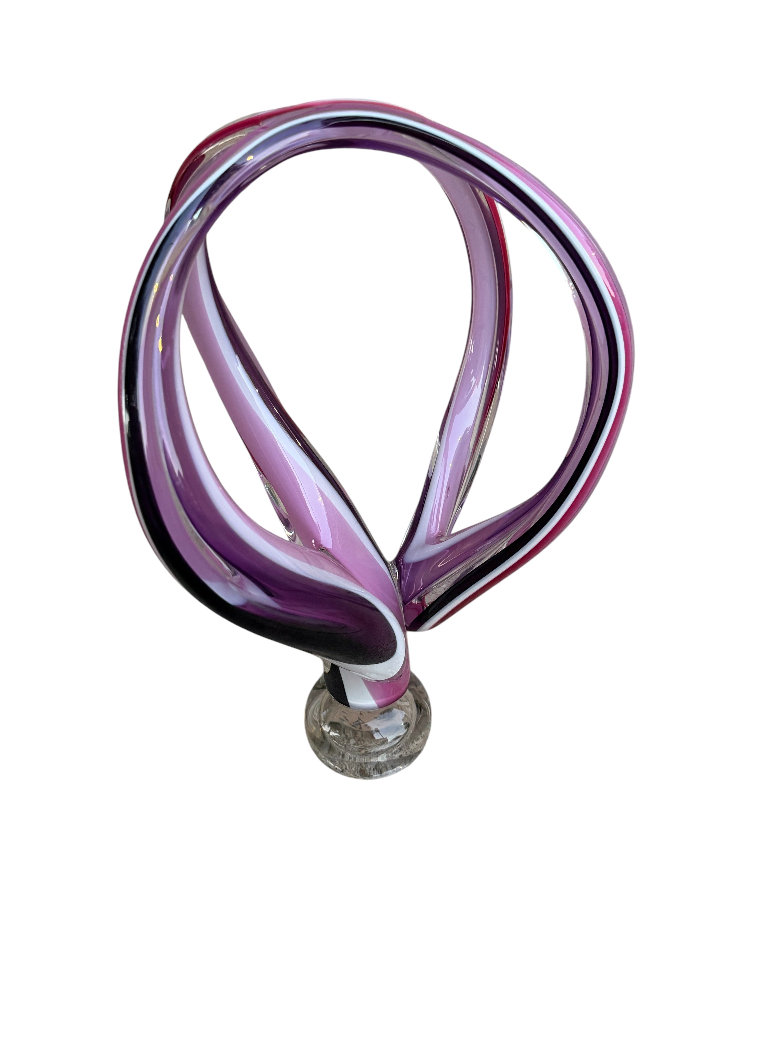 Vintage Barry Entner “Dreamscape” Signed Handblown Art Glass Sculpture