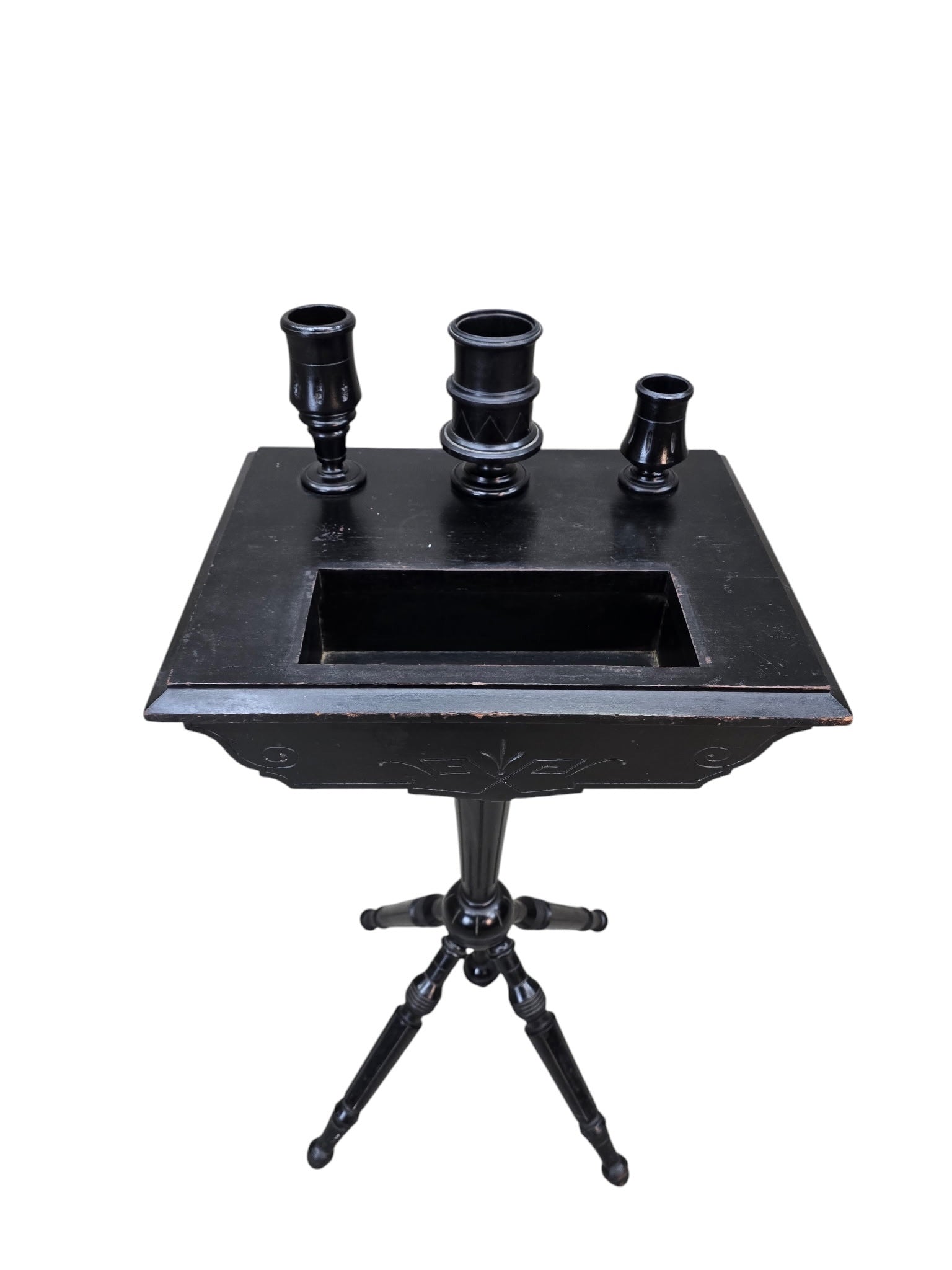 Victorian Ebonized Barber Stand