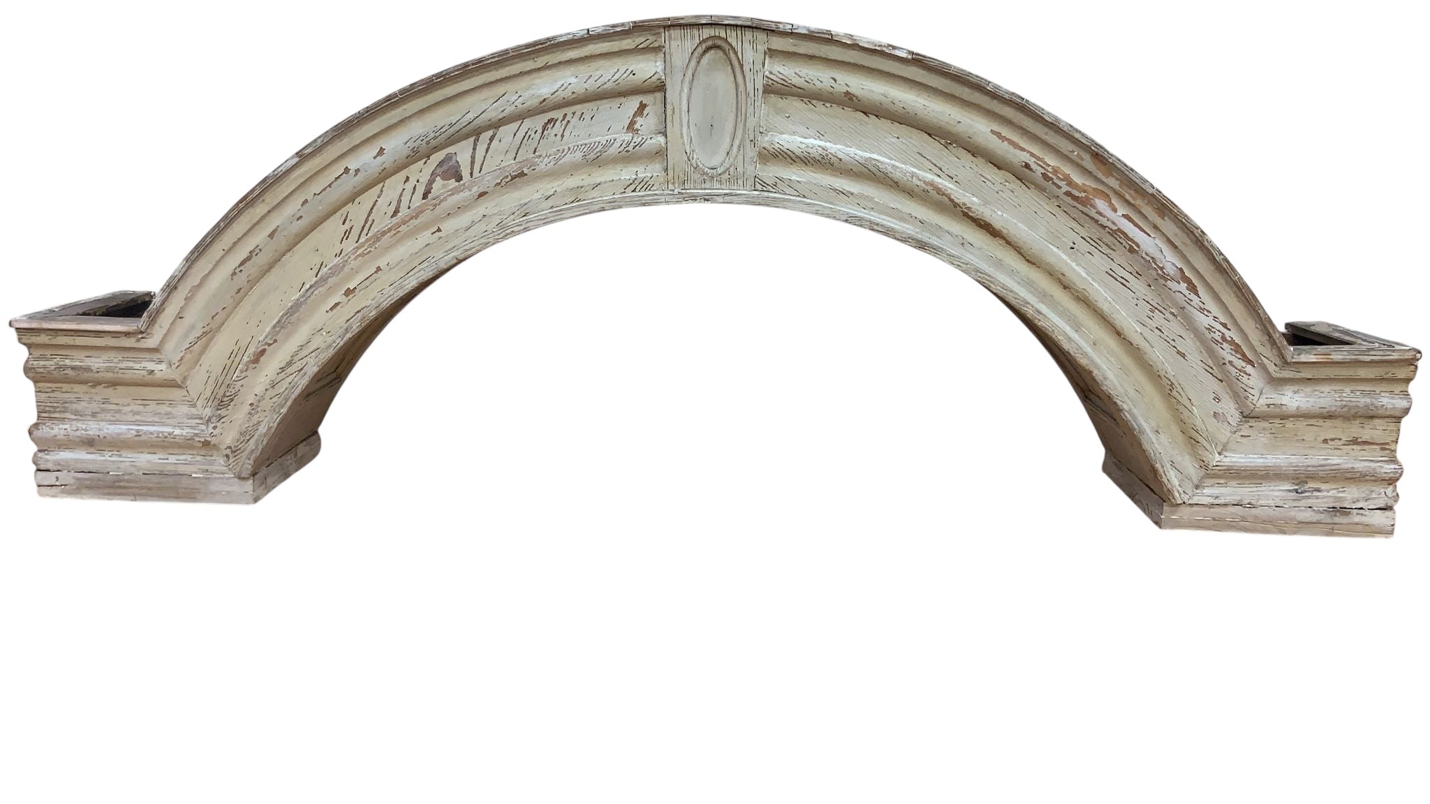 Vintage French Style Architectural Dual Column Free Standing Archway