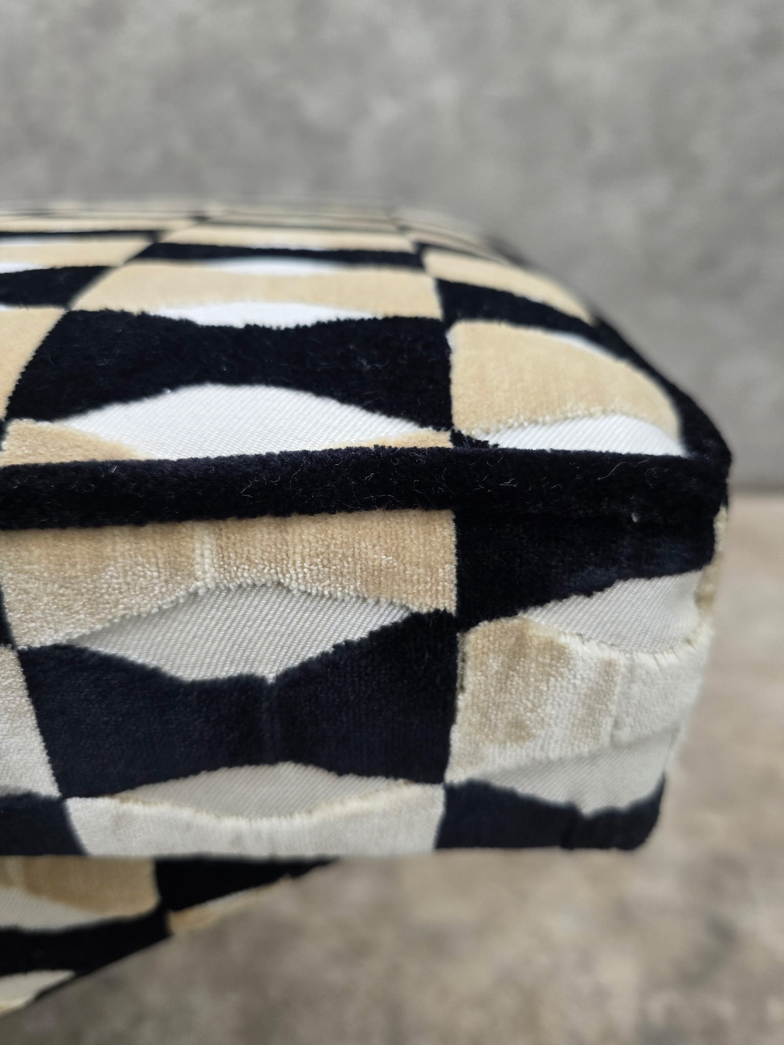 MCM X Base Ottomans/Benches Newly Reupholstered - Pair