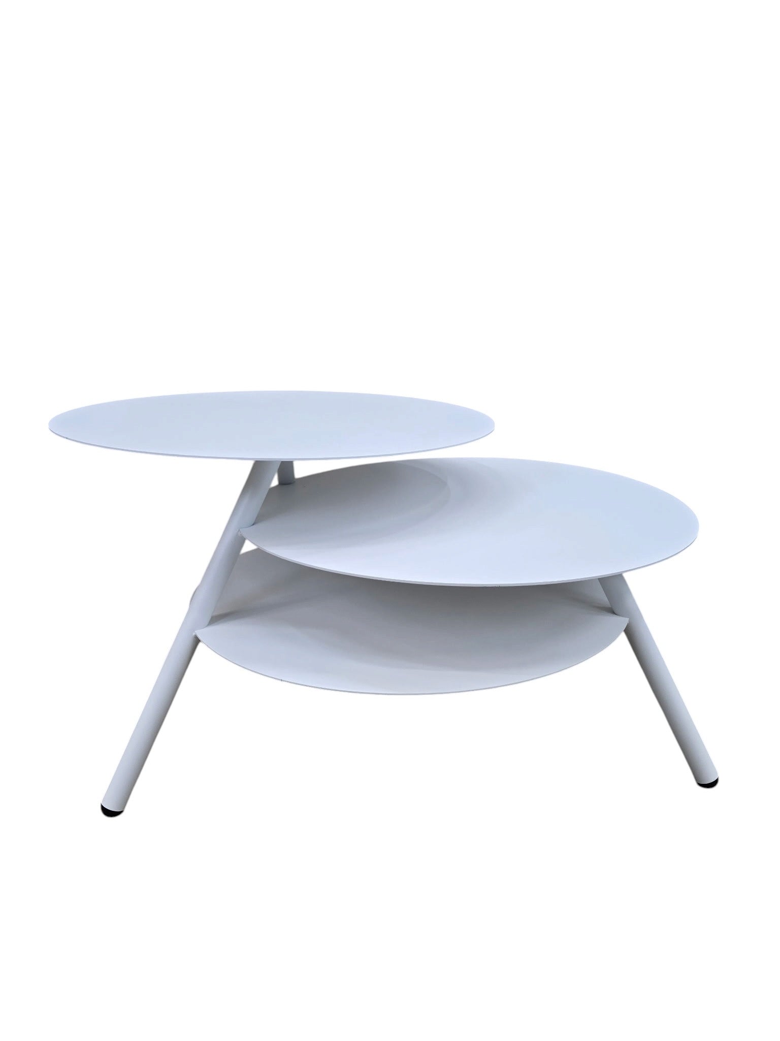 Trio Big White Coffee Table by Julian Appelius for Pulpo