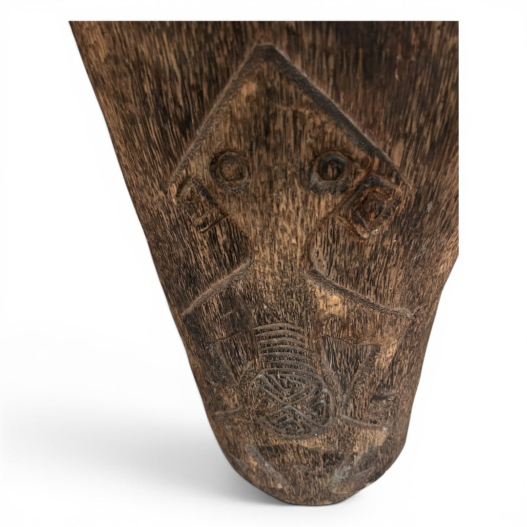 New - Hand Made Carved Tribal Head