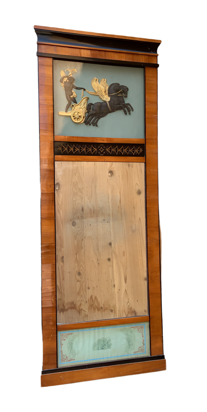 Antique German Biedermeier Style Wall Mirror