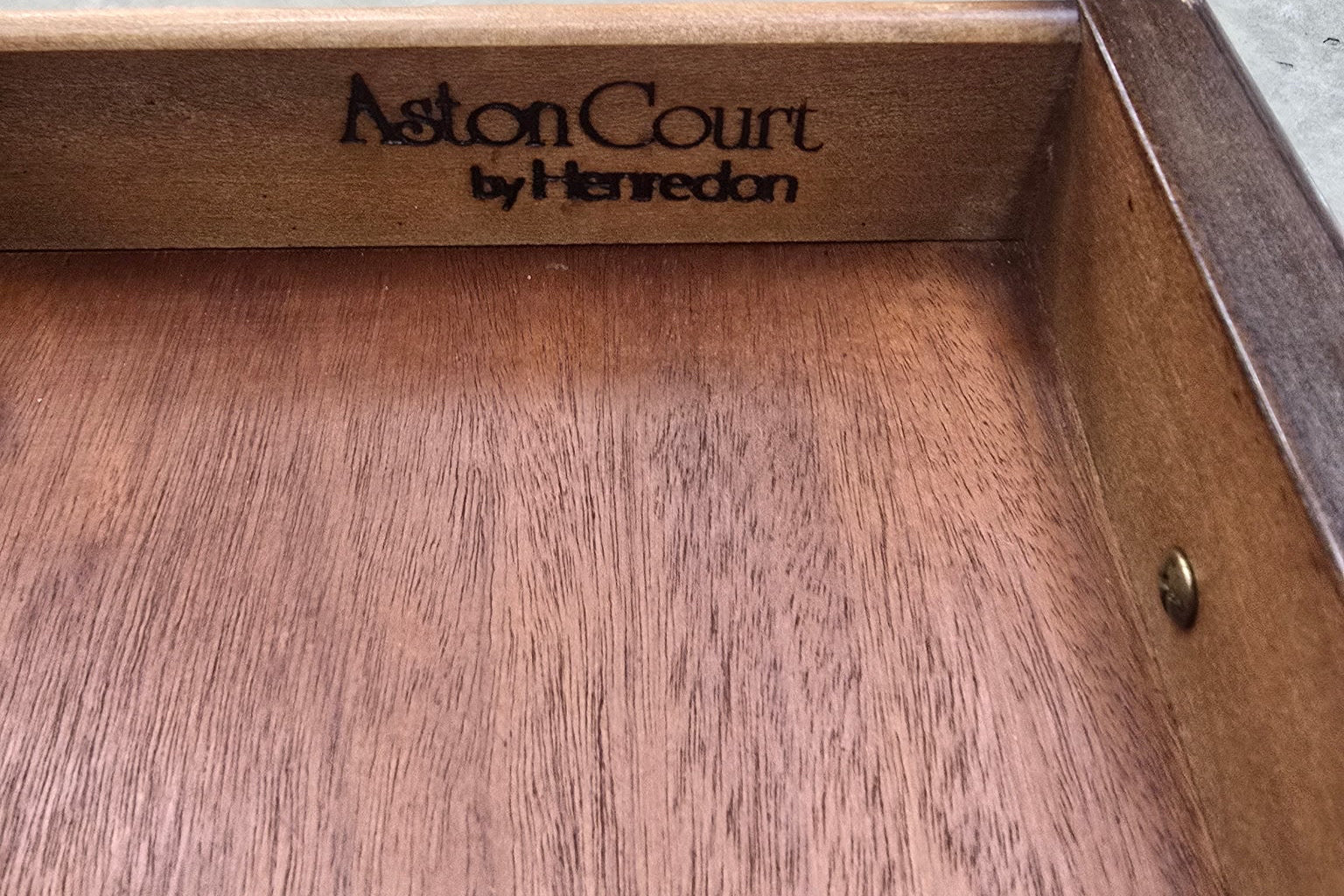 Vintage Aston Court by Henredon Regency Drop-Leaf Pembroke Writing Table
