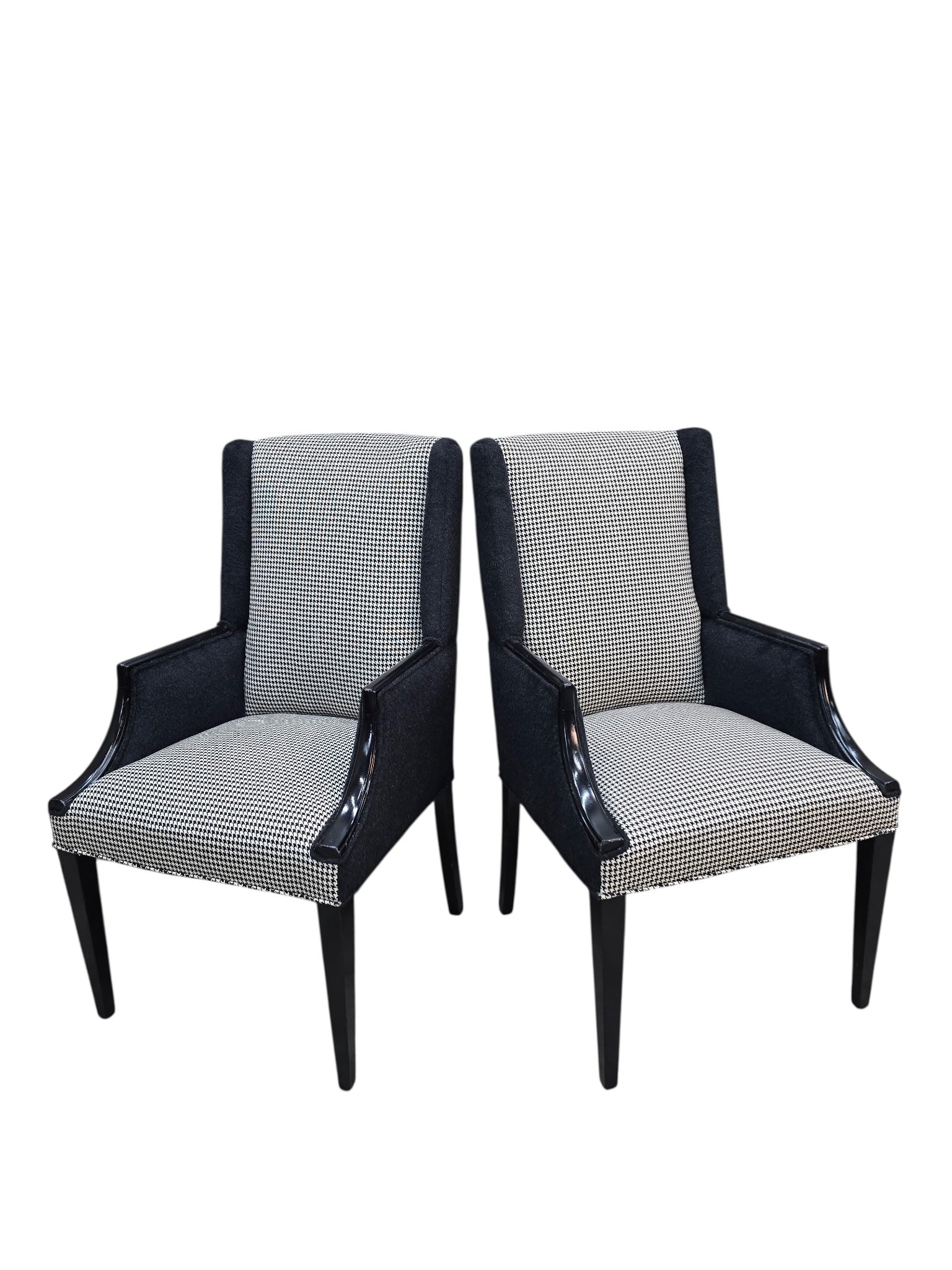 Vintage Lounge Chairs Newly Reupholstered - Pair