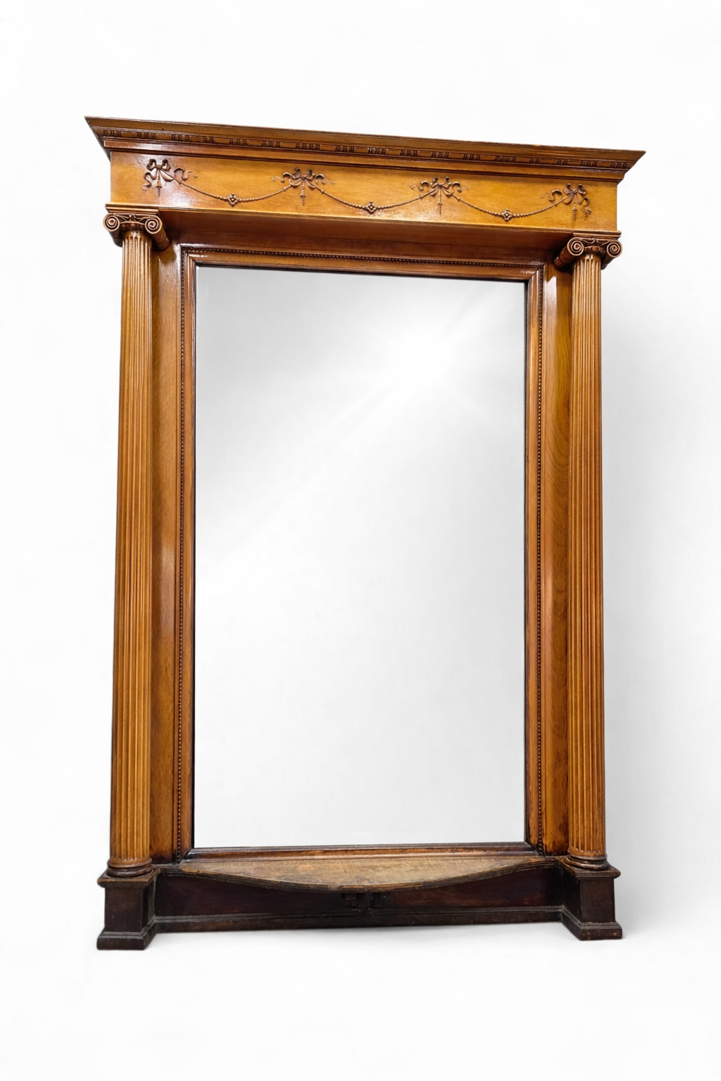 Antique Victorian Style Architectural Salvage Beveled Pier Mirror