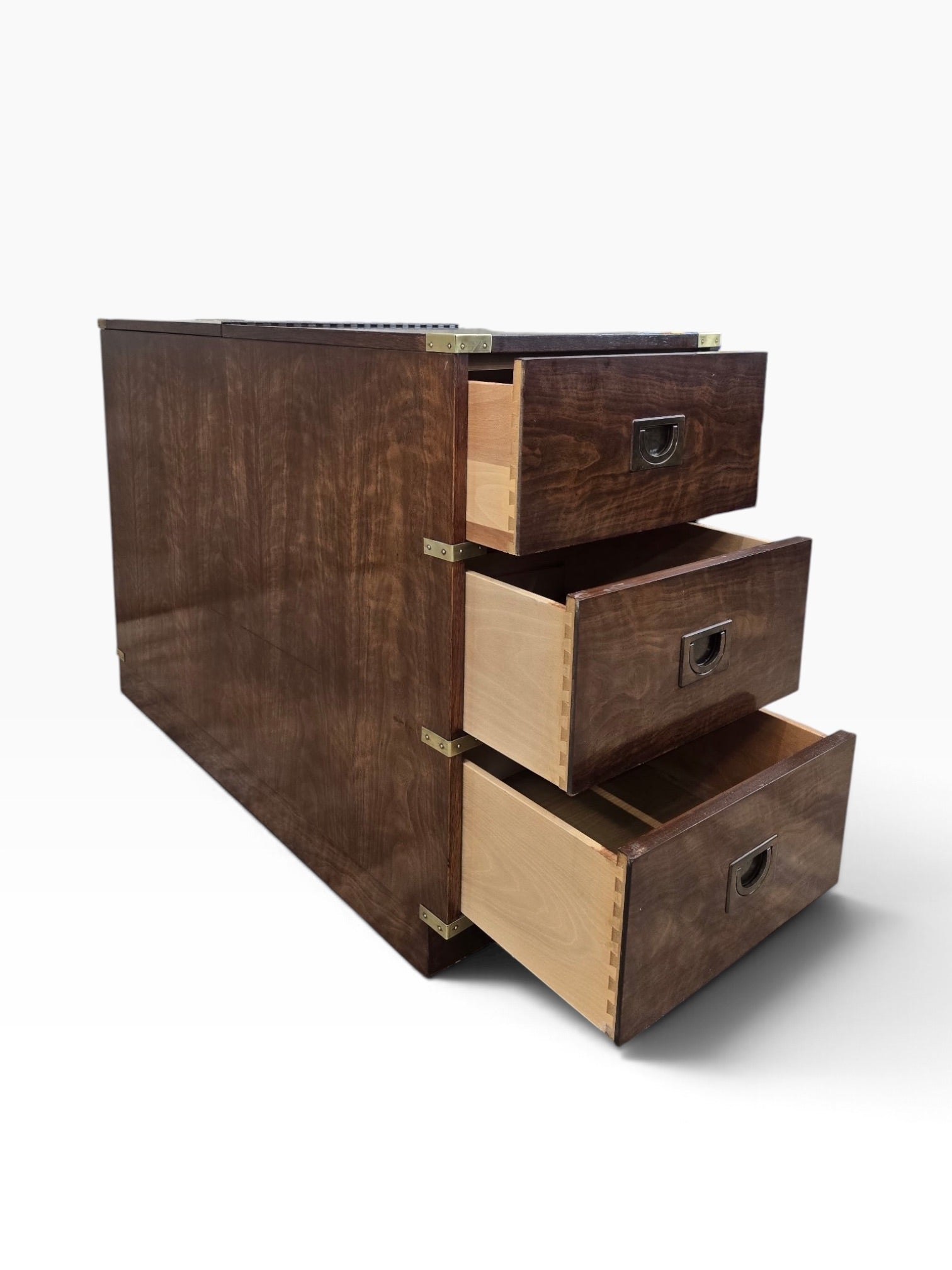 New - MCM Campaign Style File Chest by Drexel