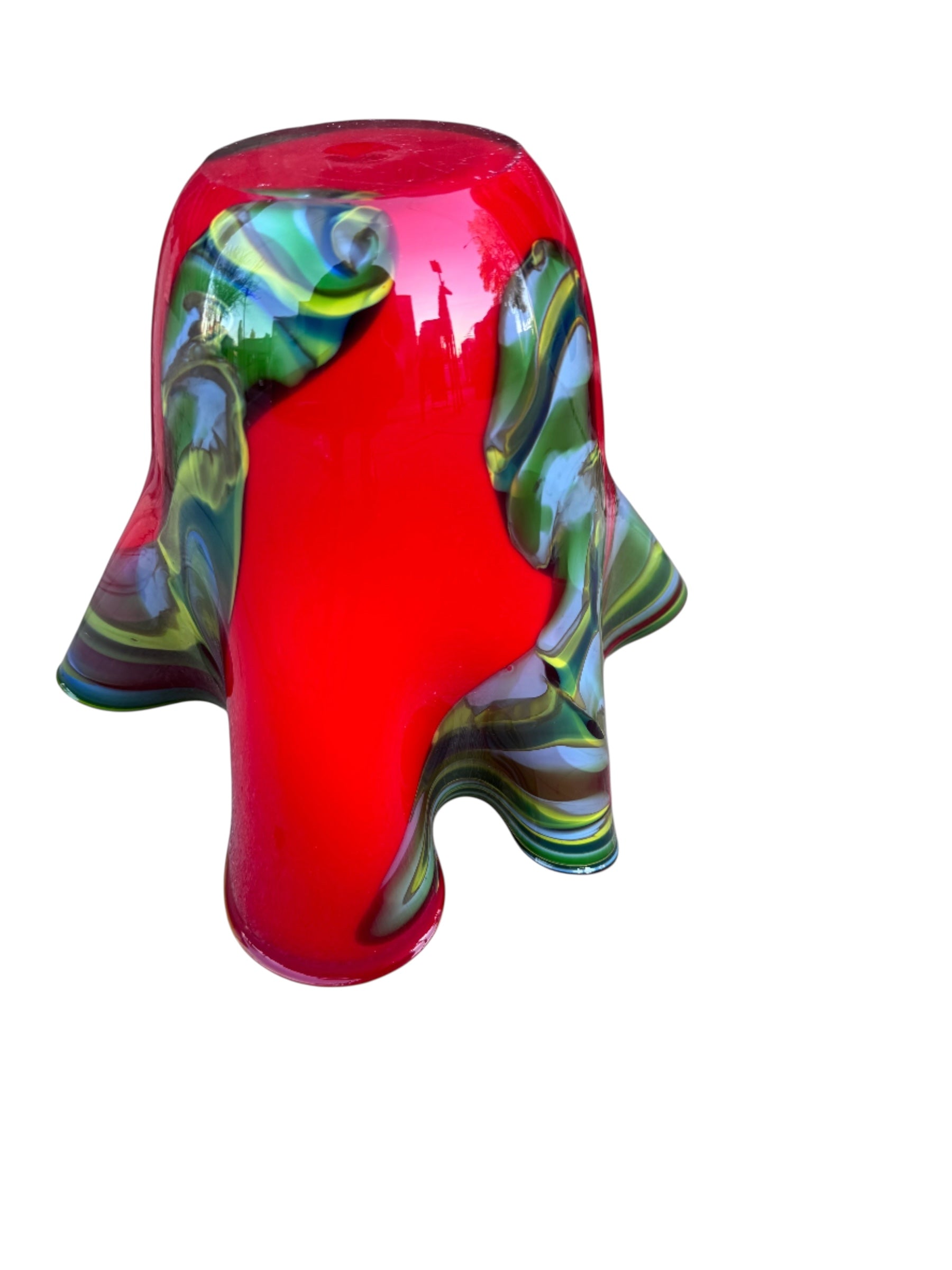 Vintage Italian Red Vase